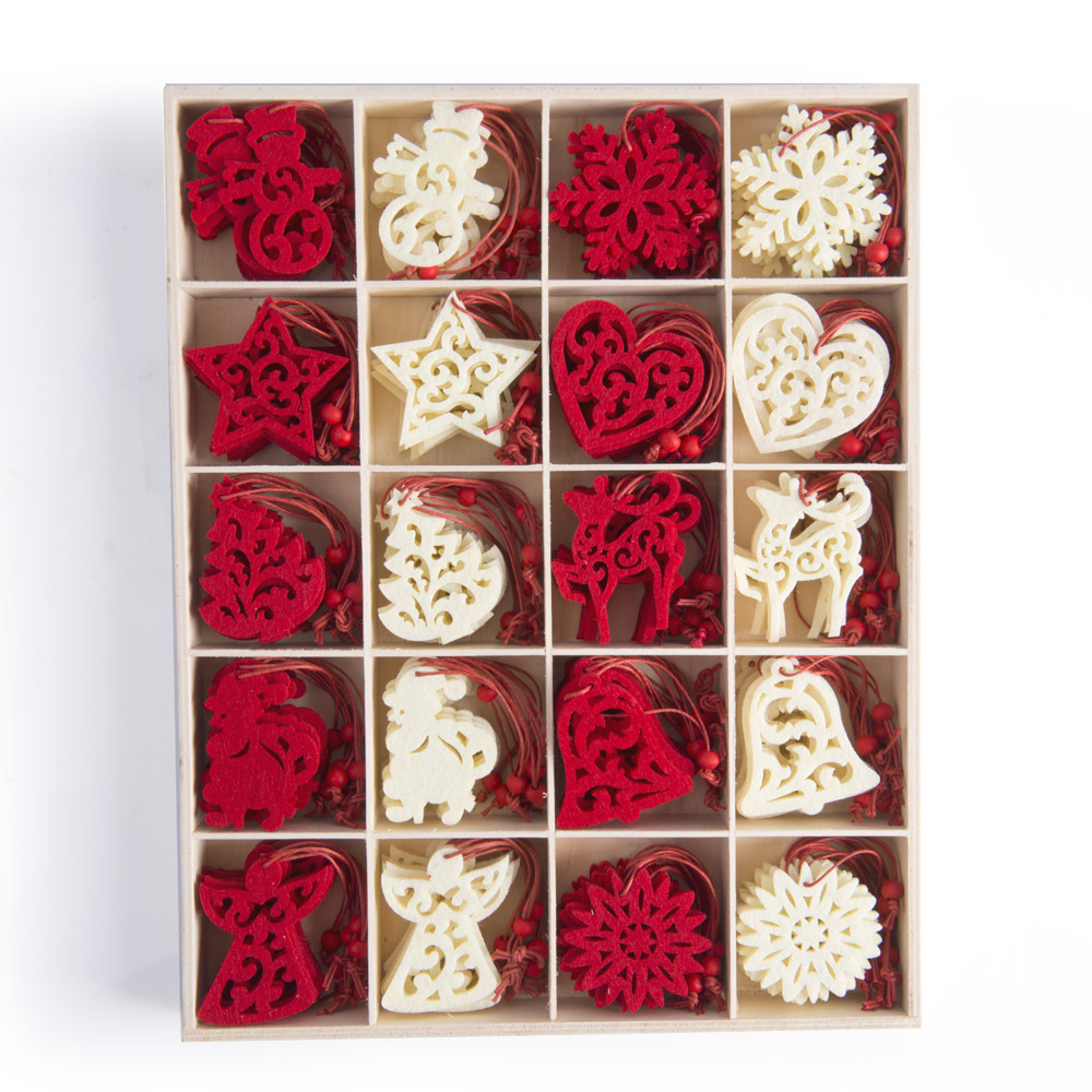 Set 140 decorazioni per albero, , large