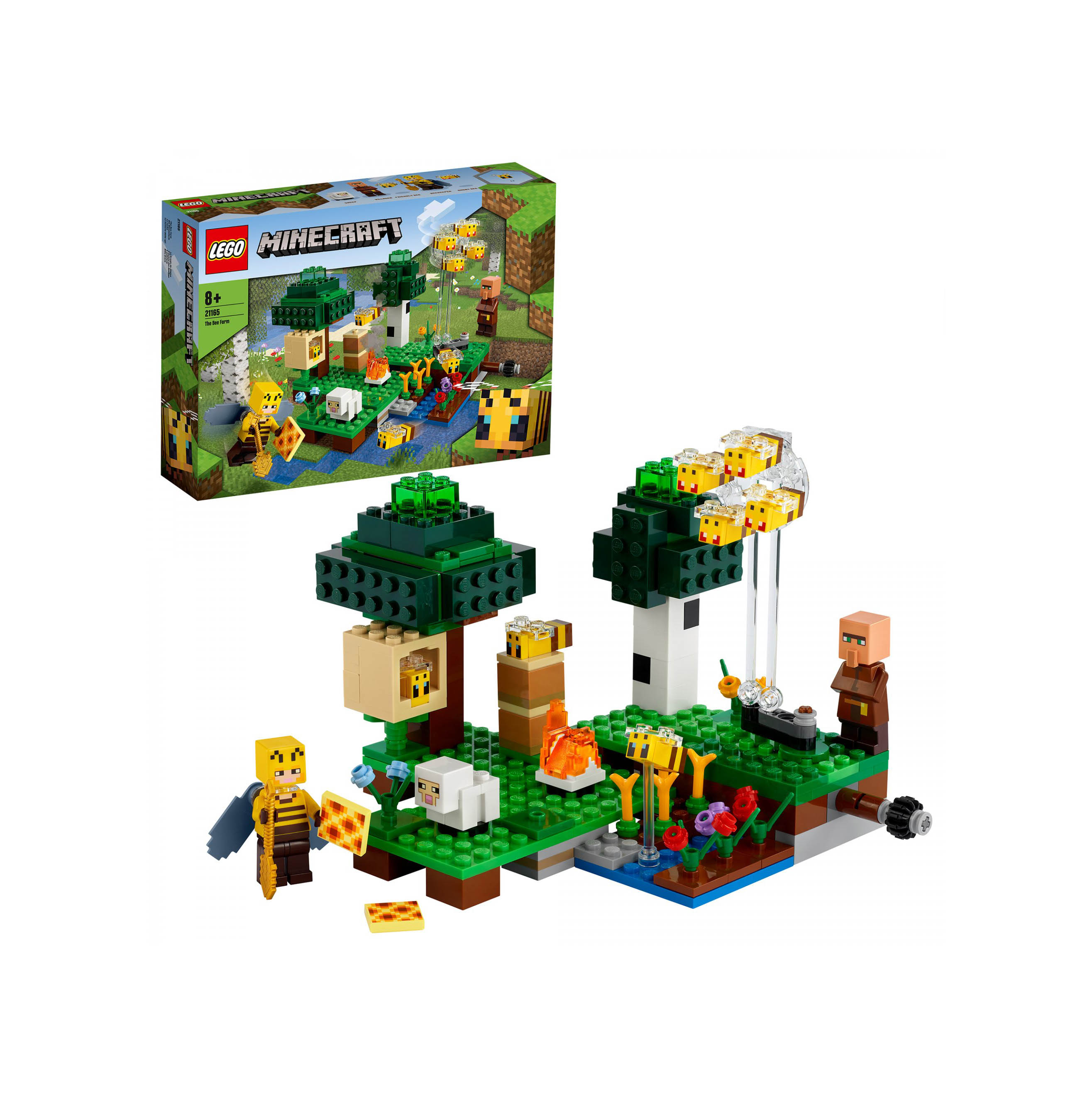 LEGO Minecraft La Fattoria delle Api, Set da Costruzione con Apicoltore e Pecora 21165, , large