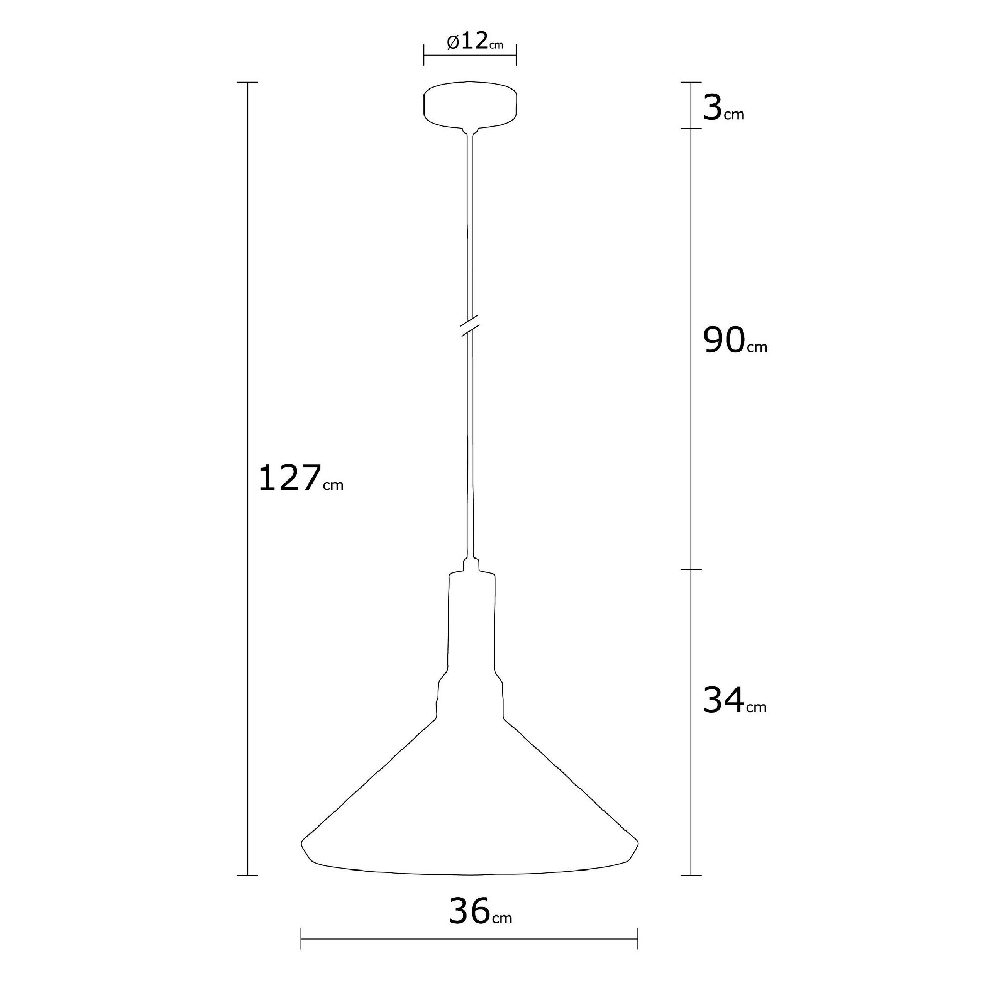 HOMEMANIA Lampada a Sospensione Hill, , large