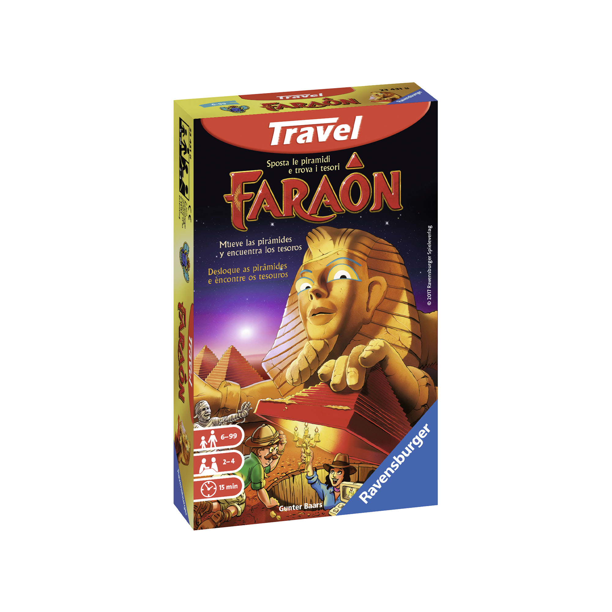 Ravensburger Gioco da viaggio 23431 - Faraon Travel, , large