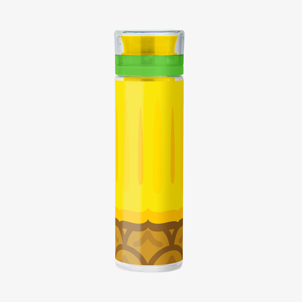 Bottiglia per infusione fantasia ananas, , large