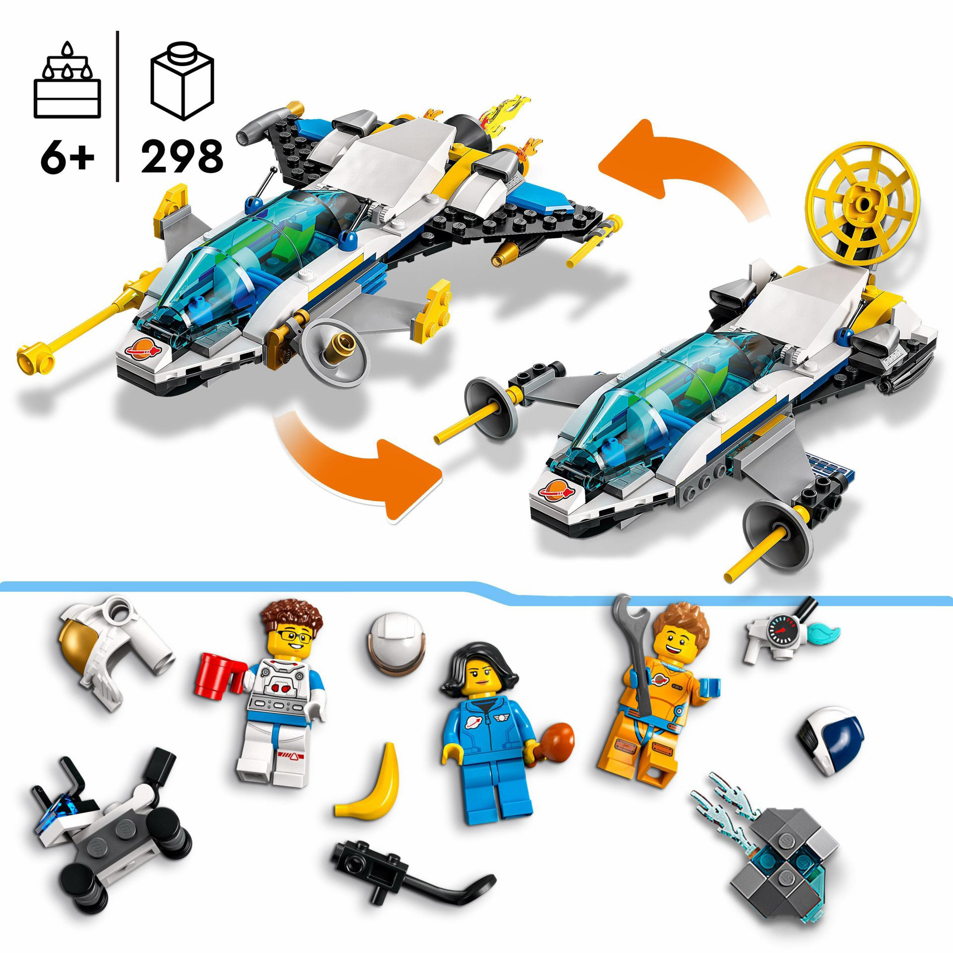 LEGO City Missioni di Esplorazione su Marte, Set di Costruzioni con Avventura Di 60354, , large
