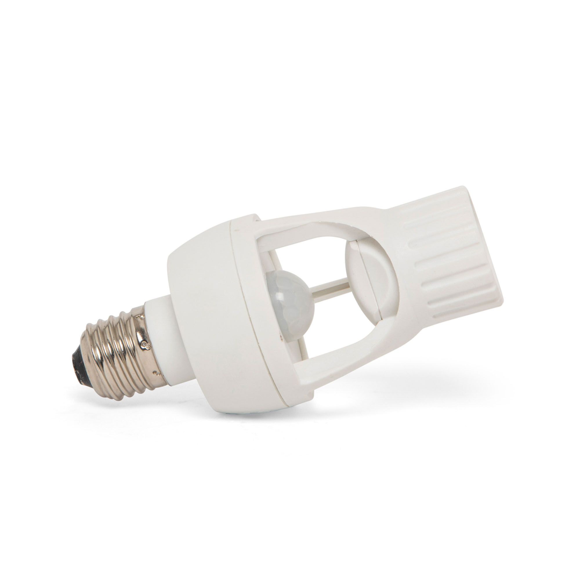 Portalampada E27 con sensore crepuscolare e PIR 360°, , large