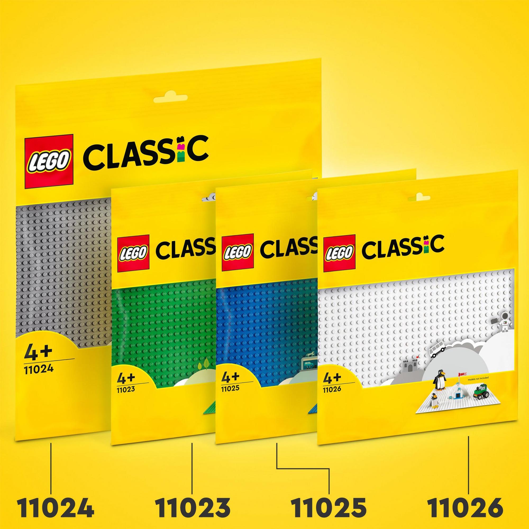 LEGO 11025 Classic Base Blu, Tavola per Costruzioni Quadrata con 32x32 Bottoncin 11025, , large