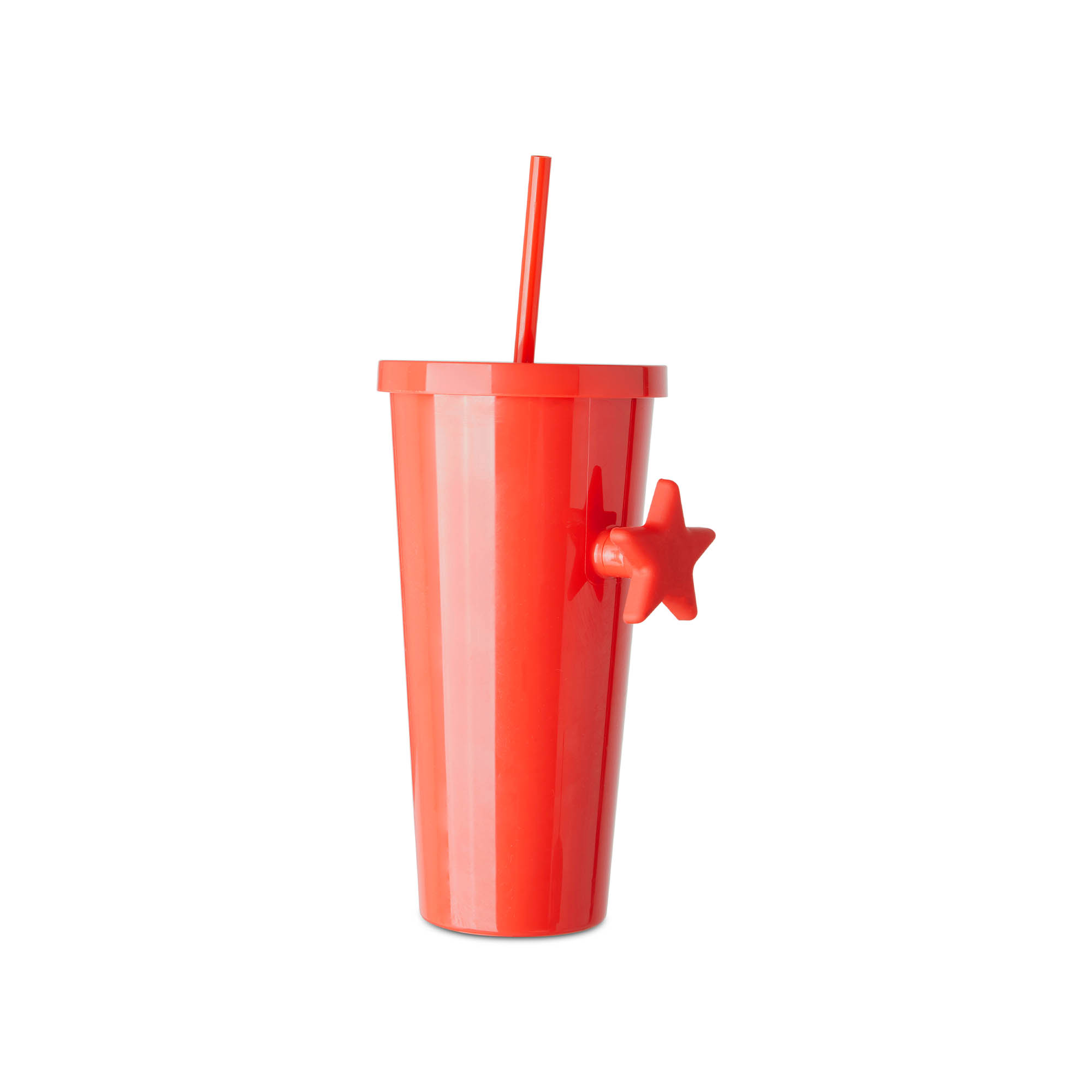 Bicchiere termico con supporto stella - colore rosso, , large