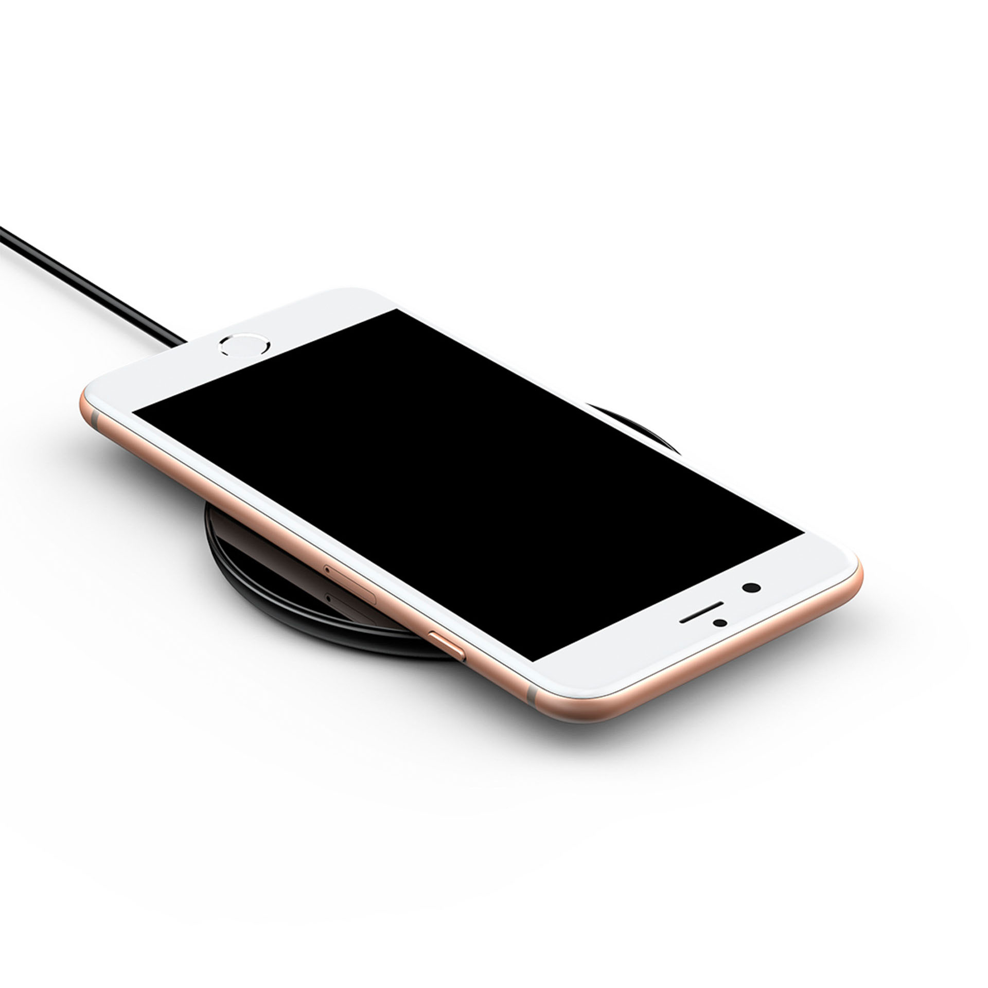 Caricabatterie wireless ultra sottile per smartphone, , large