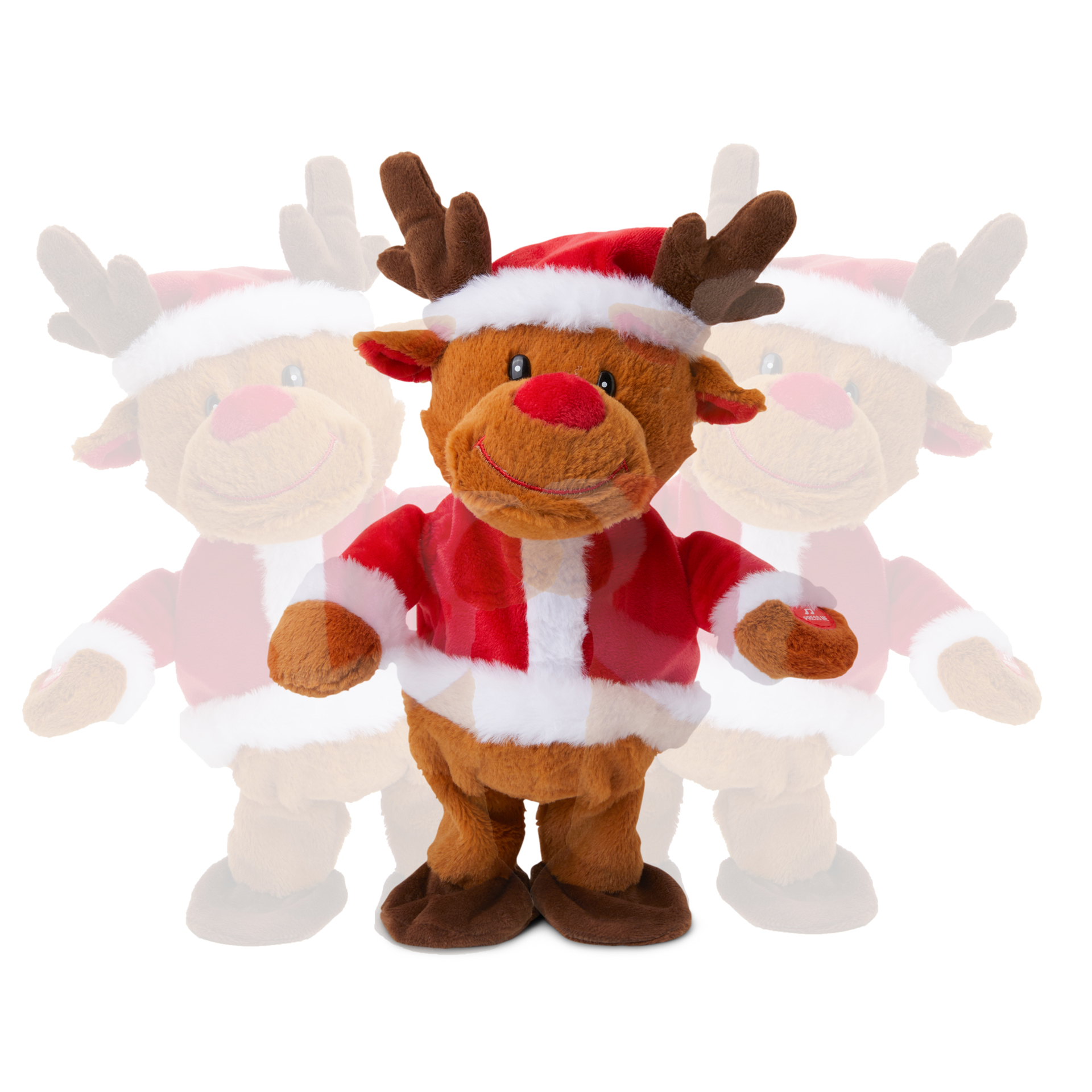 Peluche Natalizio Ballerino - Renna, , large