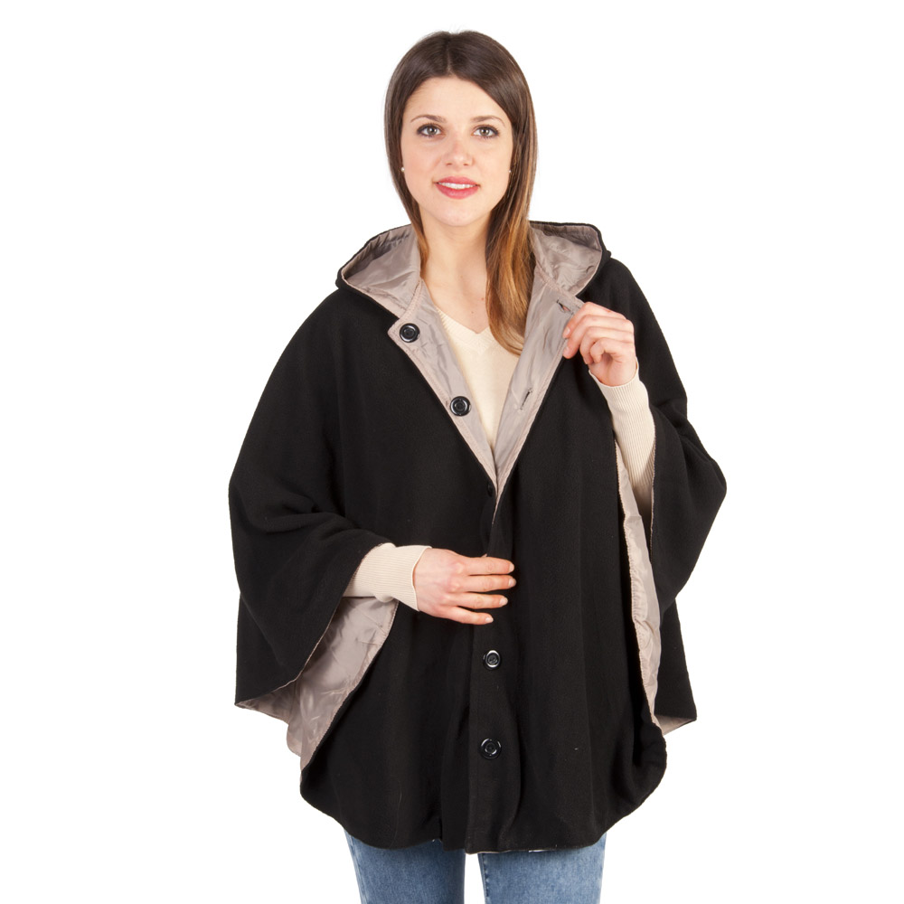 Poncho double face, , large