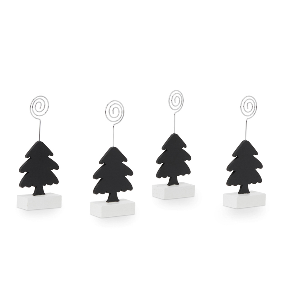 Set 4 segnaposto con lavagna, , large