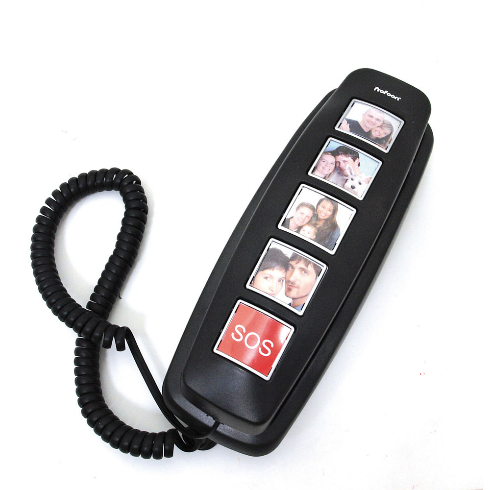 Telefono con 5 tasti di chiamata diretta, , large