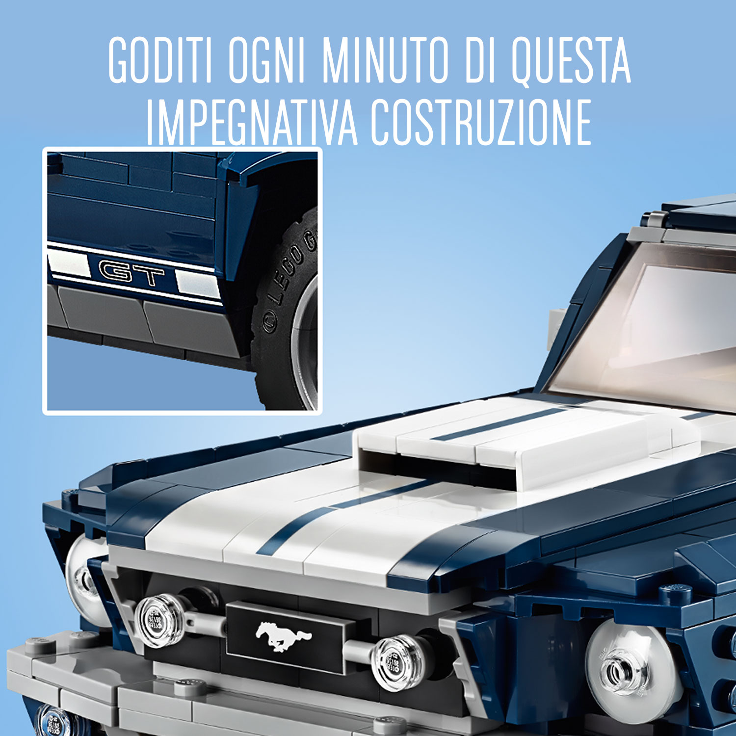 Kit di costruzione Ford Mustang LEGO Creator Expert 10265 (1.470 pezzi) 10265, , large