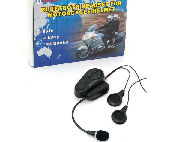 Interfono-Auricolare Bluetooth per Casco Moto, , large