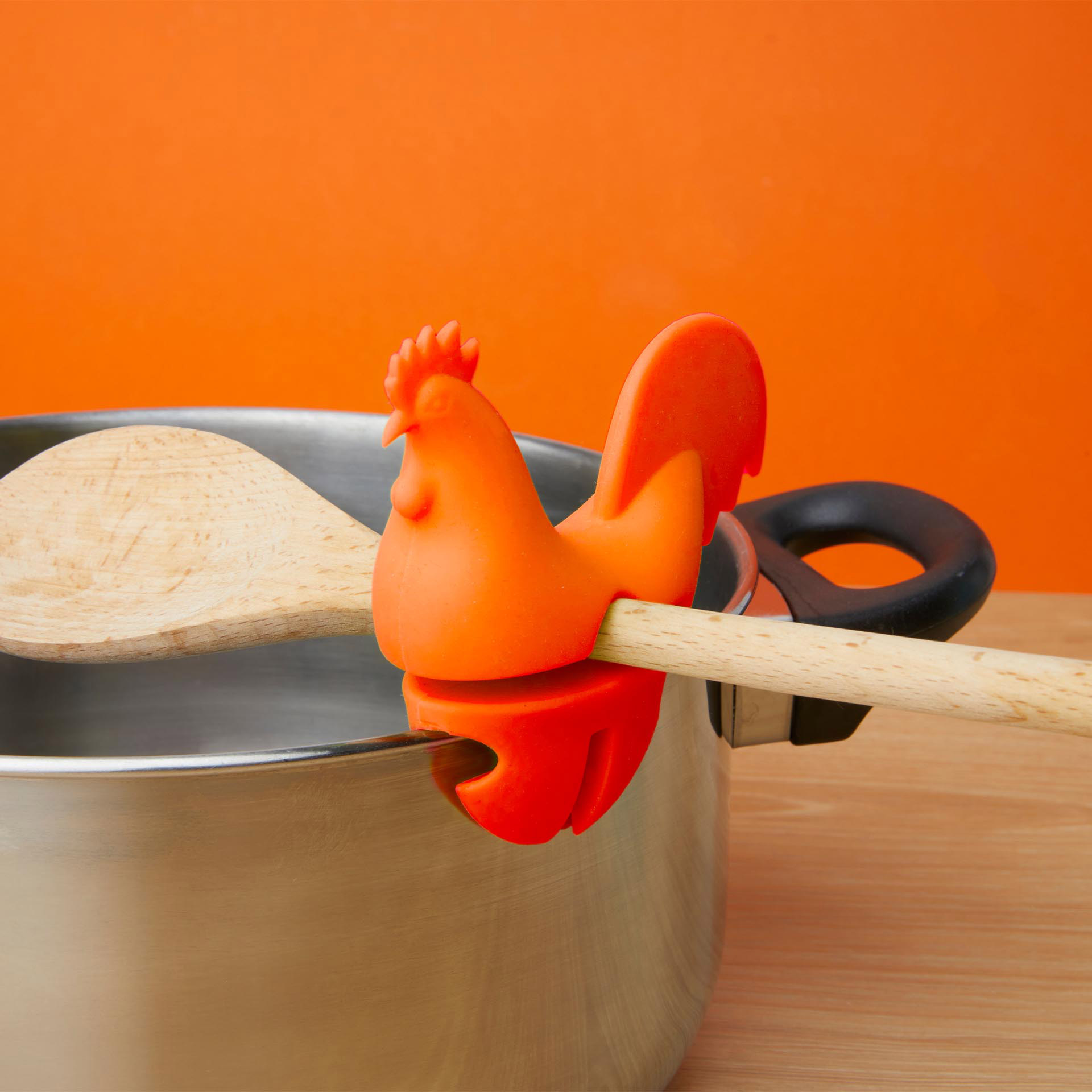 Portacucchiai In Silicone Pratico - Gancio Per Appendere, Design A Mandorla, Per Cucchiai E Utensili Da Cucina - Foto 11