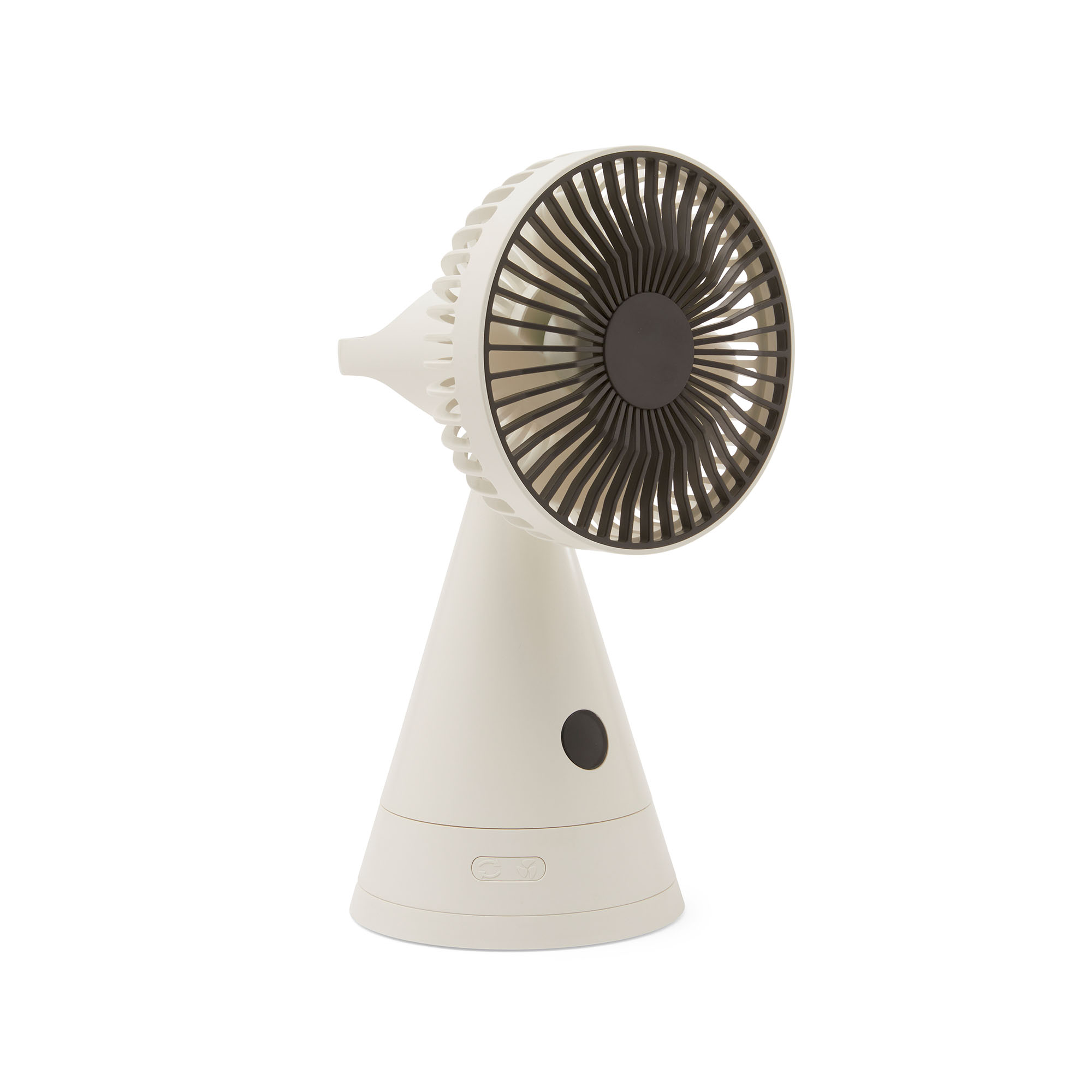 Ventilatore ricaricabile da tavolo con specchio, , large