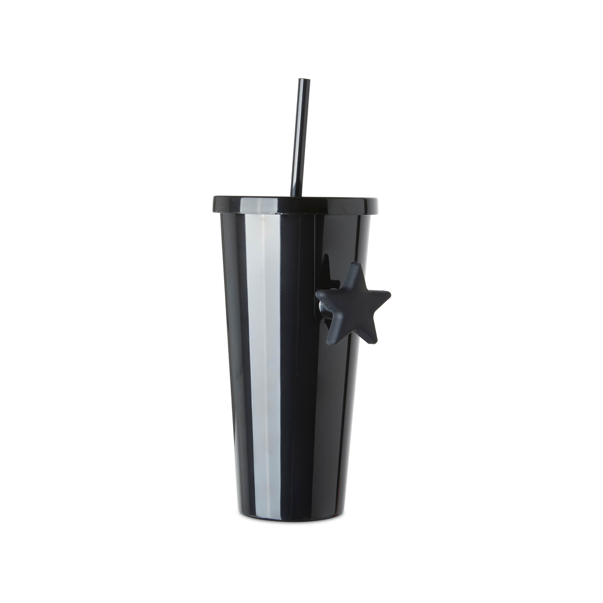 Bicchiere termico con supporto stella - colore nero, , large