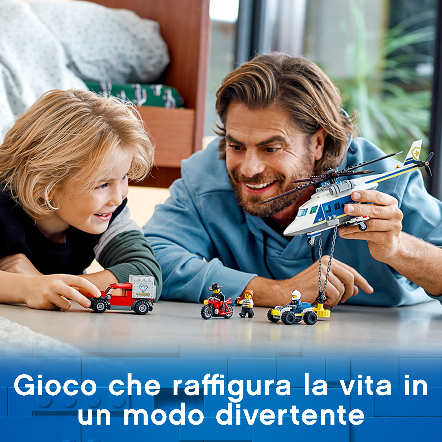 Inseguimento sull'elicottero della polizia 60243, , large