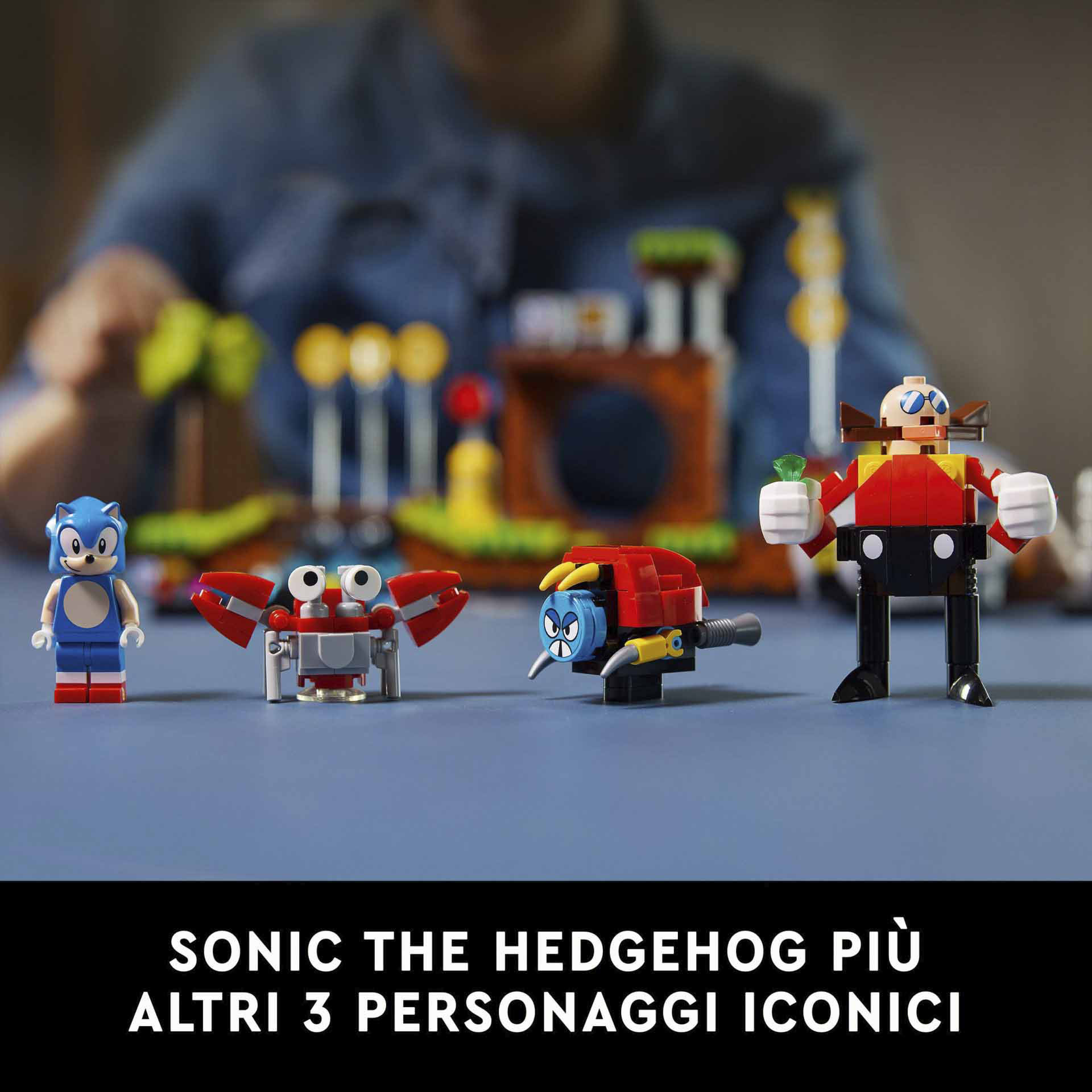 LEGO Ideas Sonic the Hedgehog - Green Hill Zone, Modello da Costruire per Adulti 21331, , large