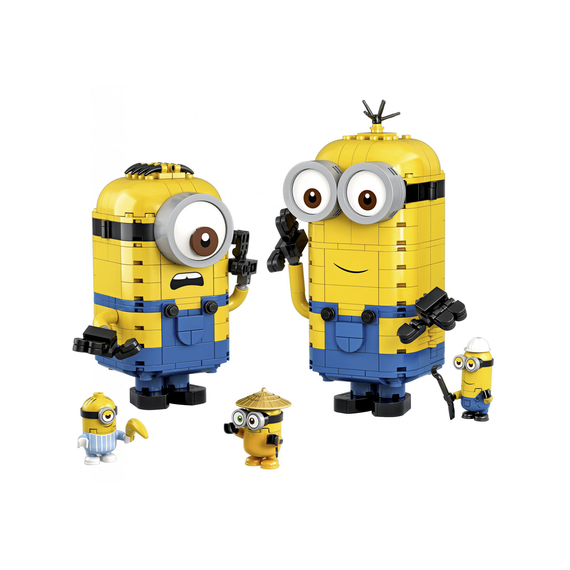 LEGO Minions Personaggi Minions e la loro Tana, Set di Costruzioni da Esporre co 75551, , large
