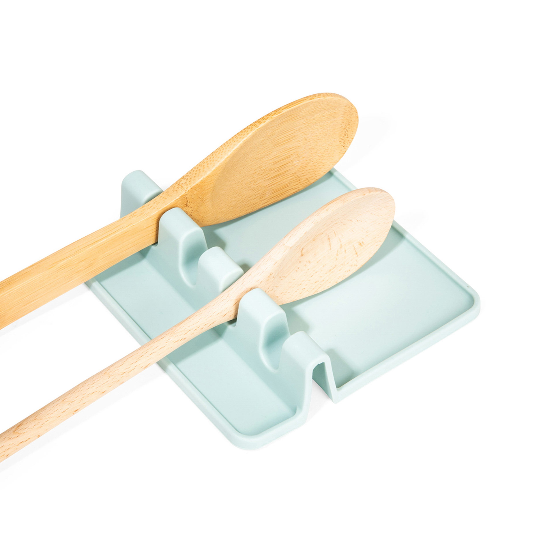 Cucchiai Silicone Forma Flessibile Mandorla Resistente Calore Resto Cucchiaio per Spatole LWZko 6 Pezzi Porta Cucchiaio Cucina 6 Colori Poggia Cucchiaio Silicone Cucina Porta Cucchiaio Silicone 