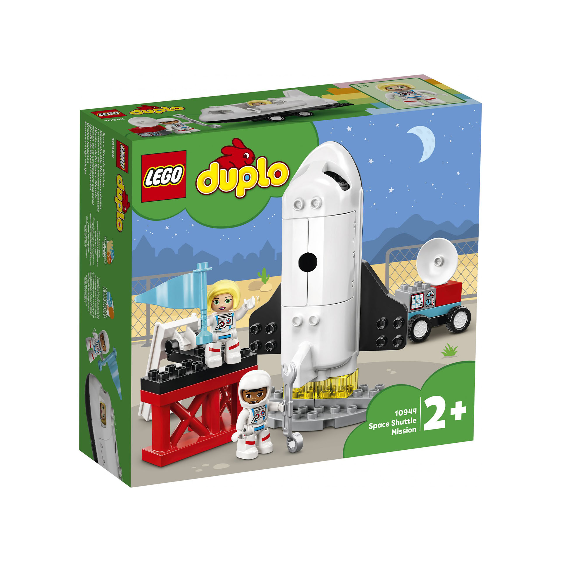 LEGO DUPLO Town Missione dello Space Shuttle, Set da Costruzione per Bambini 2 a 10944, , large