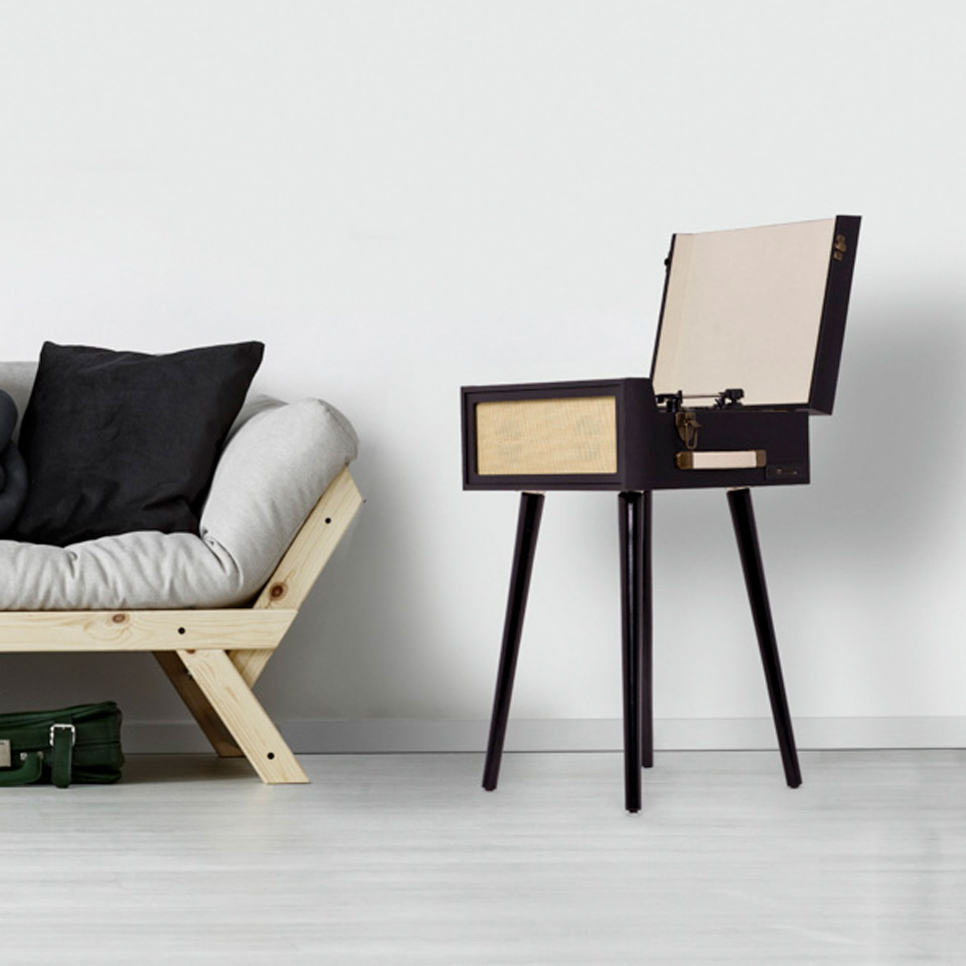 Giradischi convertitore con stand, , large