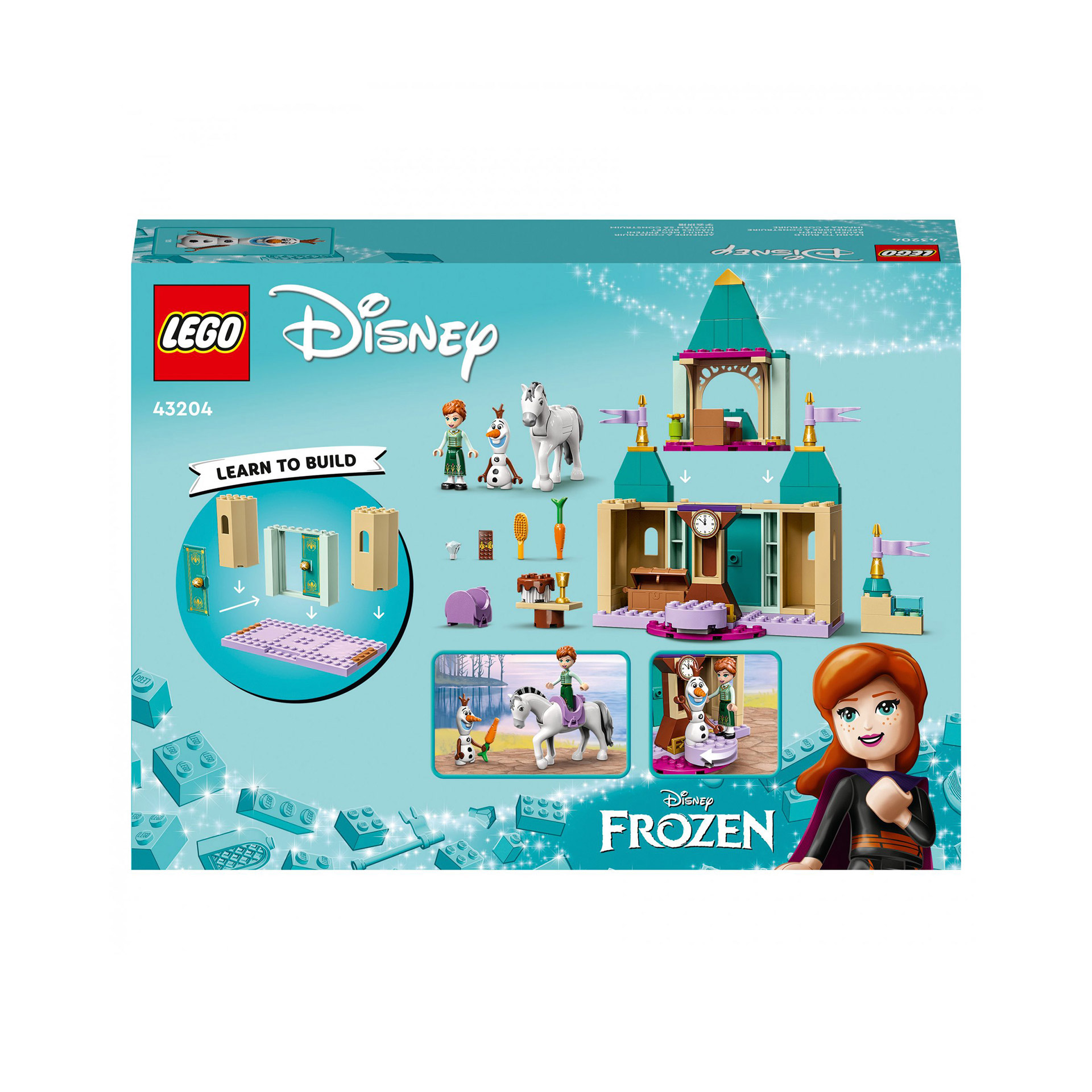 LEGO Principessa Disney Divertimento al Castello di Anna e Olaf, Set Costruzioni 43204, , large