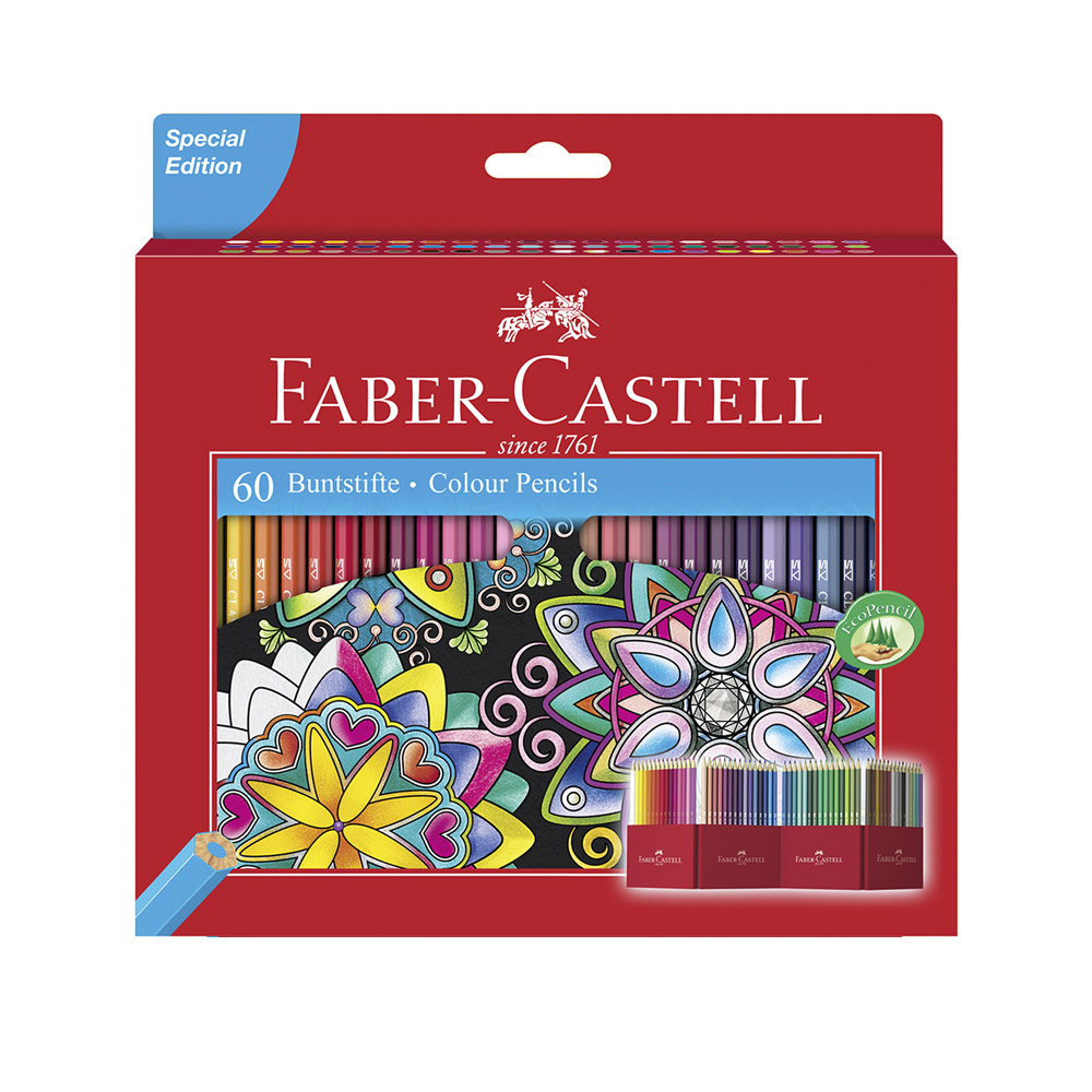 Confezione da 60 matite colorate Faber-Castell, , large