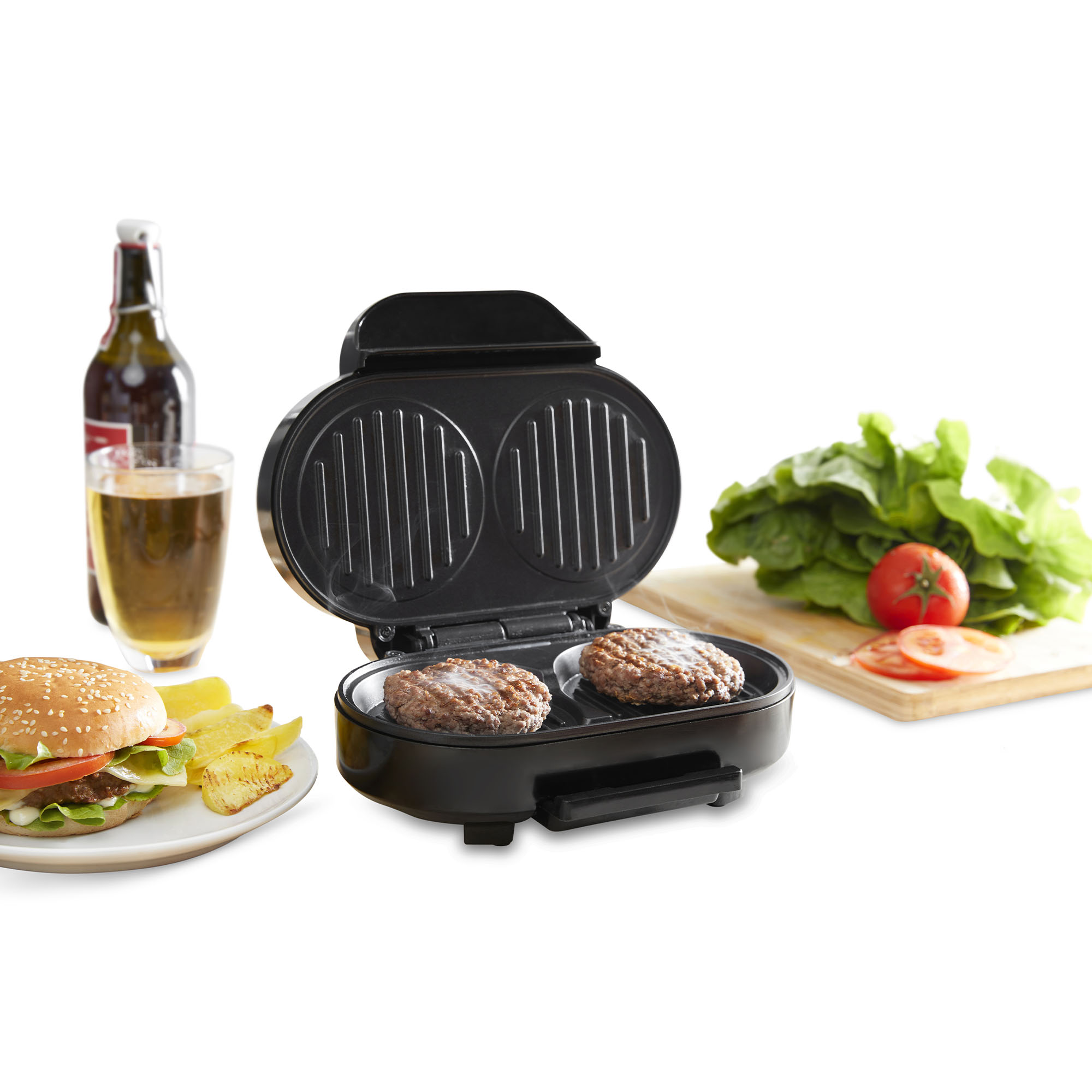 Grill cuoci hamburger, , large