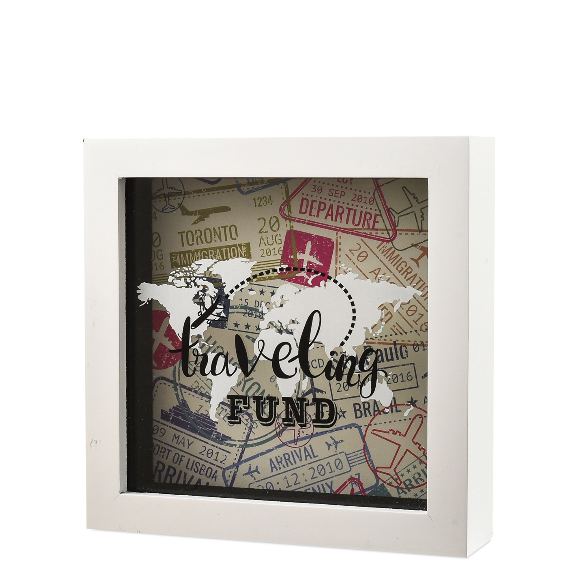Salvadanaio cornice Traveling Funf, , large