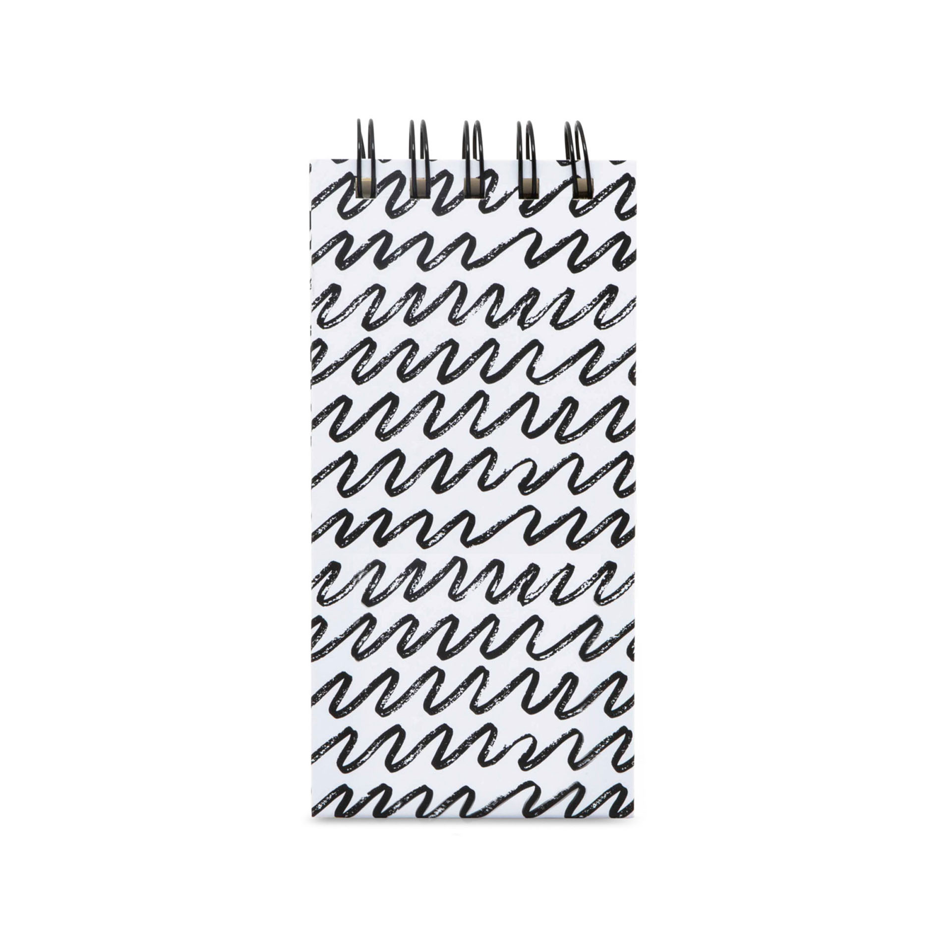 Blocco note con spirale - Fantasia onde, , large