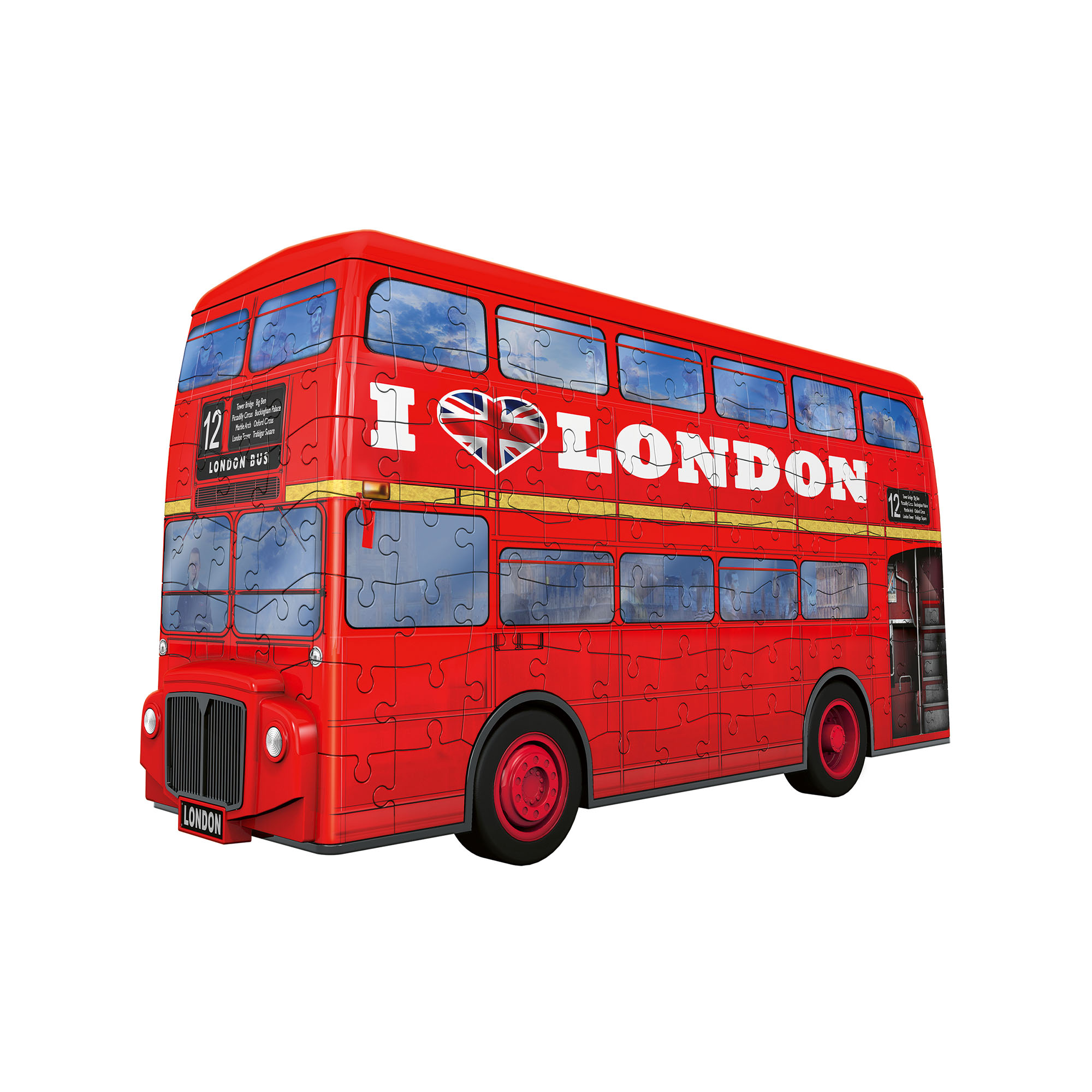 Ravensburger Puzzle 3D - London bus, , large