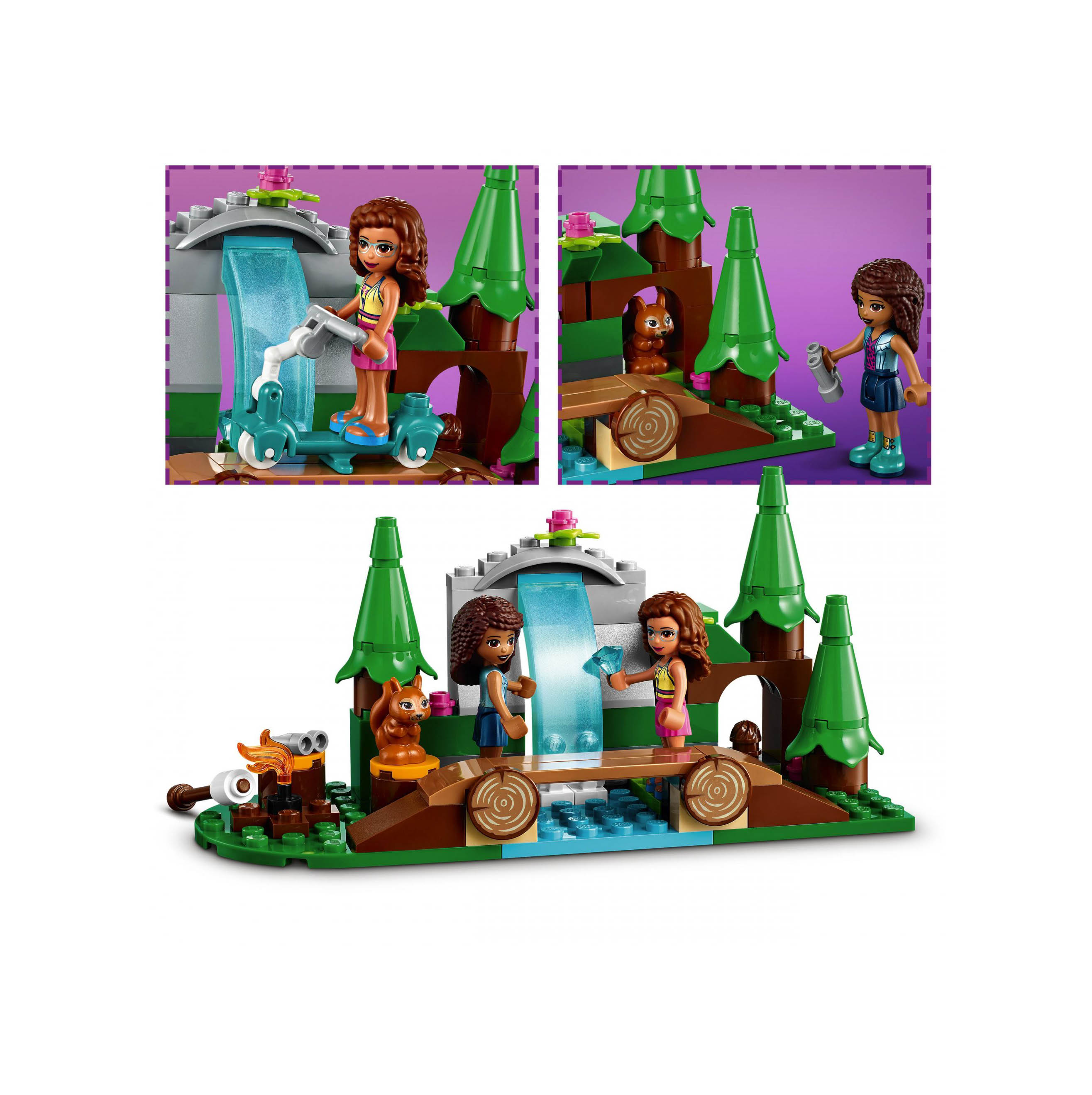 LEGO Friends La Cascata nel Bosco, Set di Costruzioni per Bambini di 5 Anni con 41677, , large
