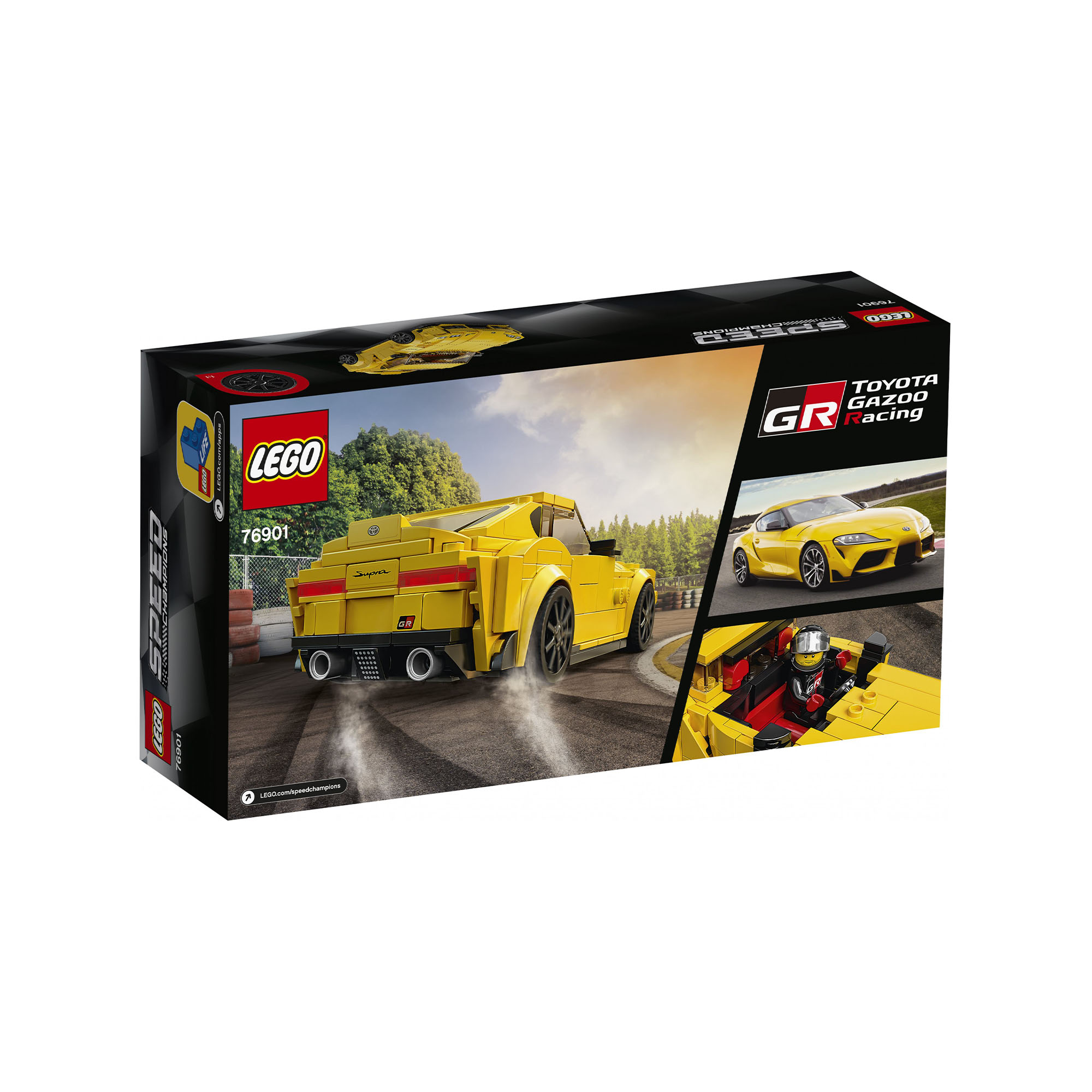 LEGO Speed Champions Toyota GR Supra, Macchina Giocattolo per Bambini di 7 Anni, 76901, , large