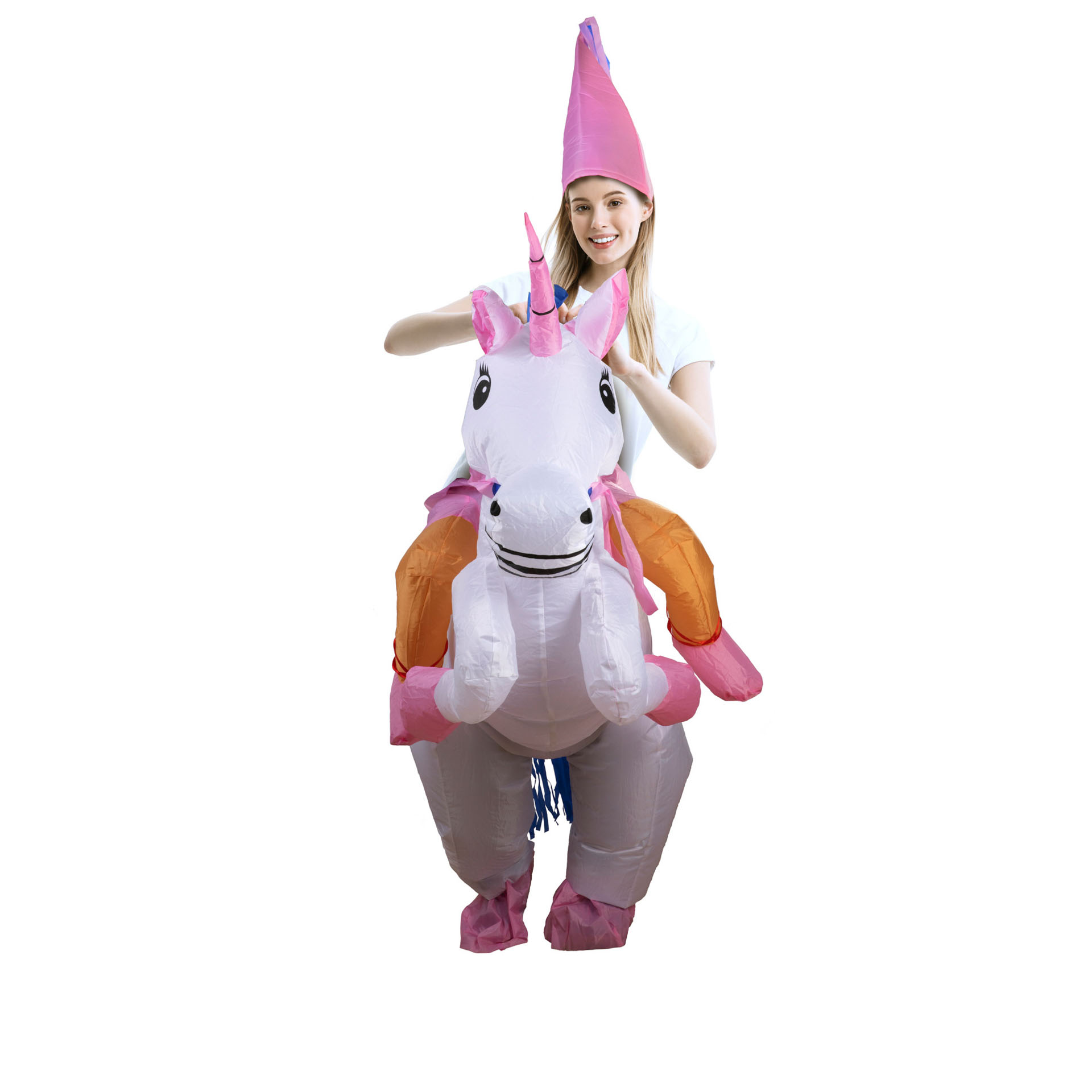 Costume gonfiabile unicorno per adulti