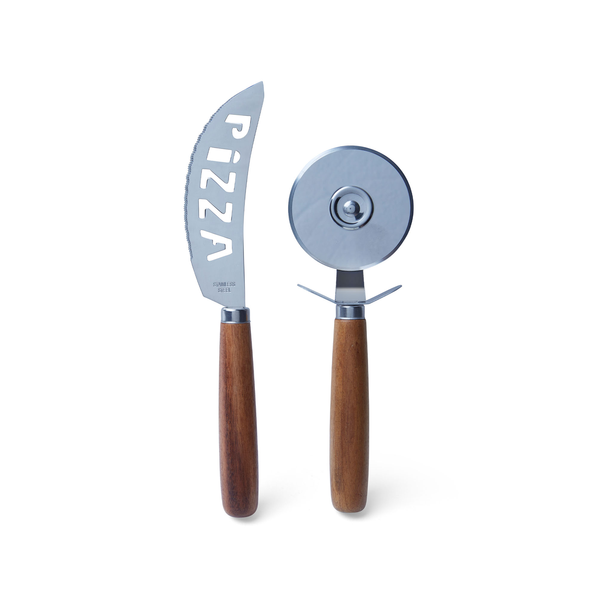 Set 2 accessori per taglio pizza, , large