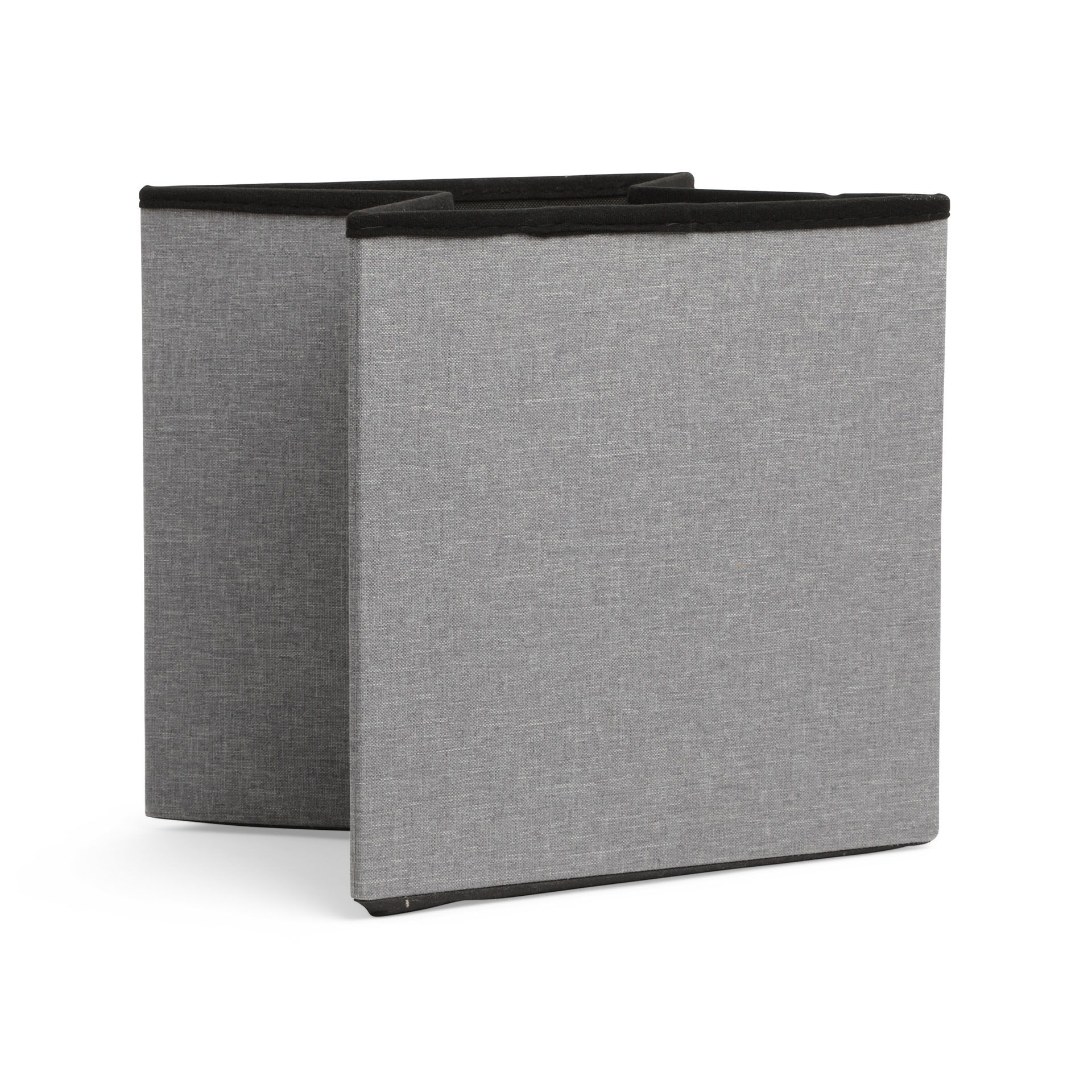 Pouf contenitore cubo pieghevole, , large