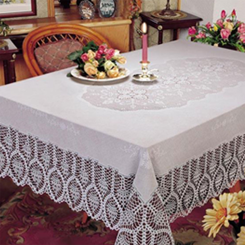 TOVAGLIA EFFETTO PIZZO 150X220CM, , large