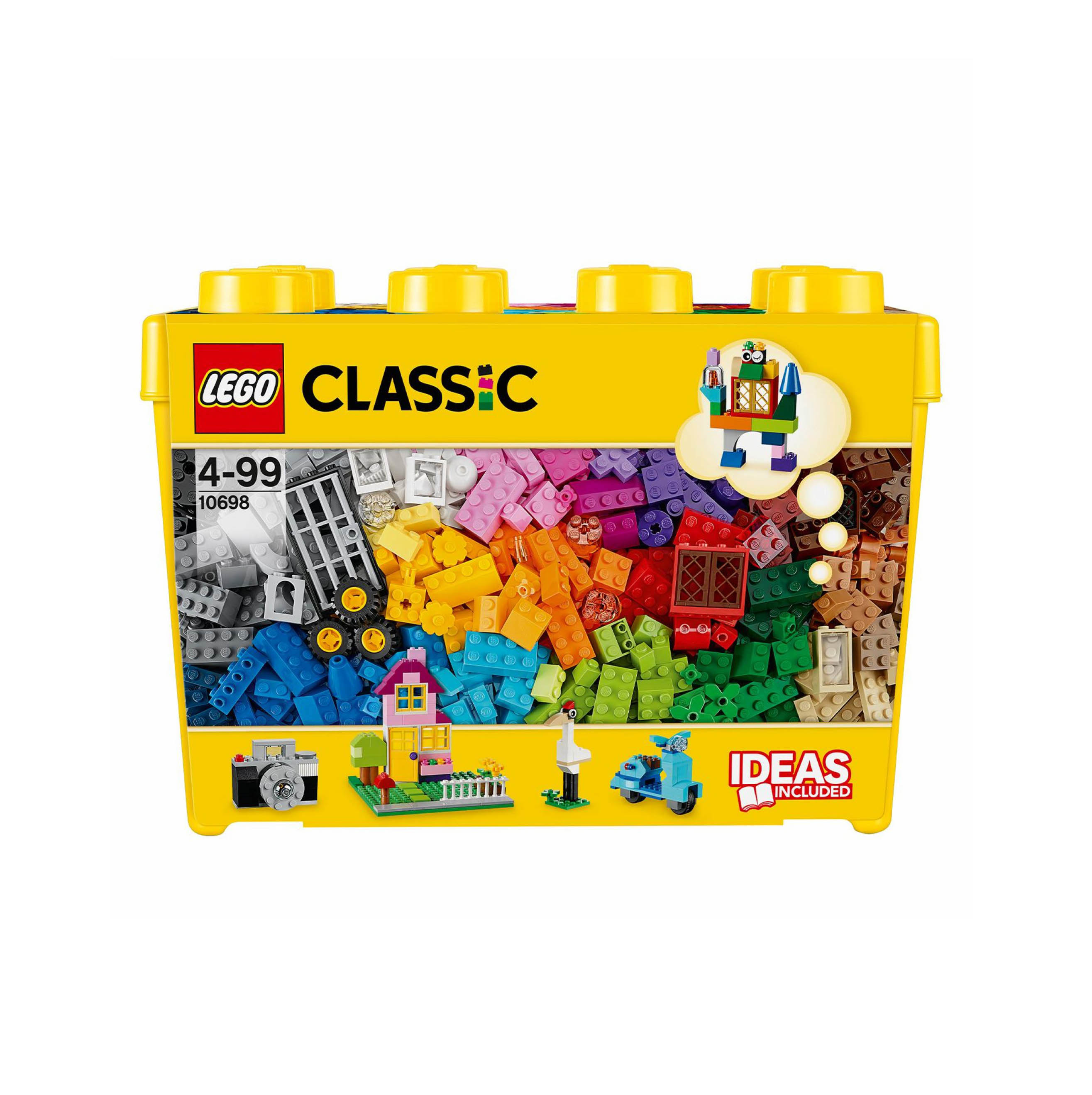 LEGO Classic Scatola Mattoncini Creativi Grande, Set di Costruzioni Divertenti,  10698, , large
