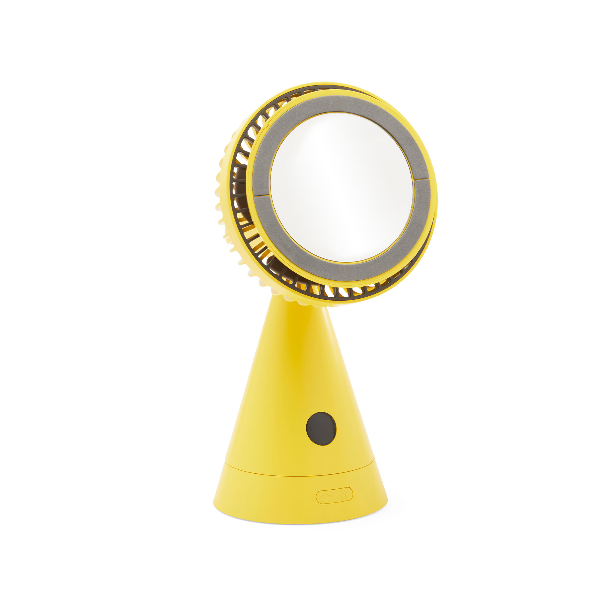 Ventilatore ricaricabile da tavolo con specchio, , large