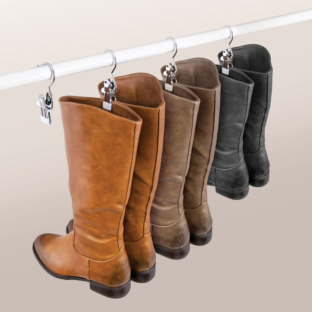 Set 4 ganci con pinza, , large