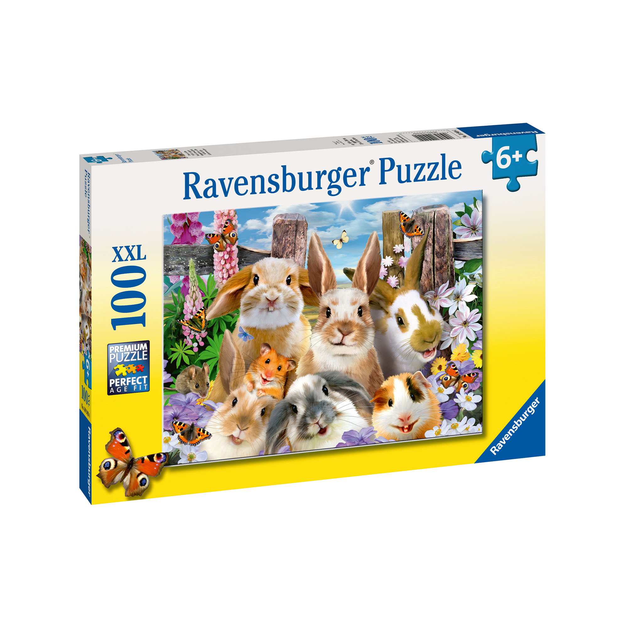 Ravensburger Puzzle 100 pezzi 10949 - Selfie di coniglietti, , large
