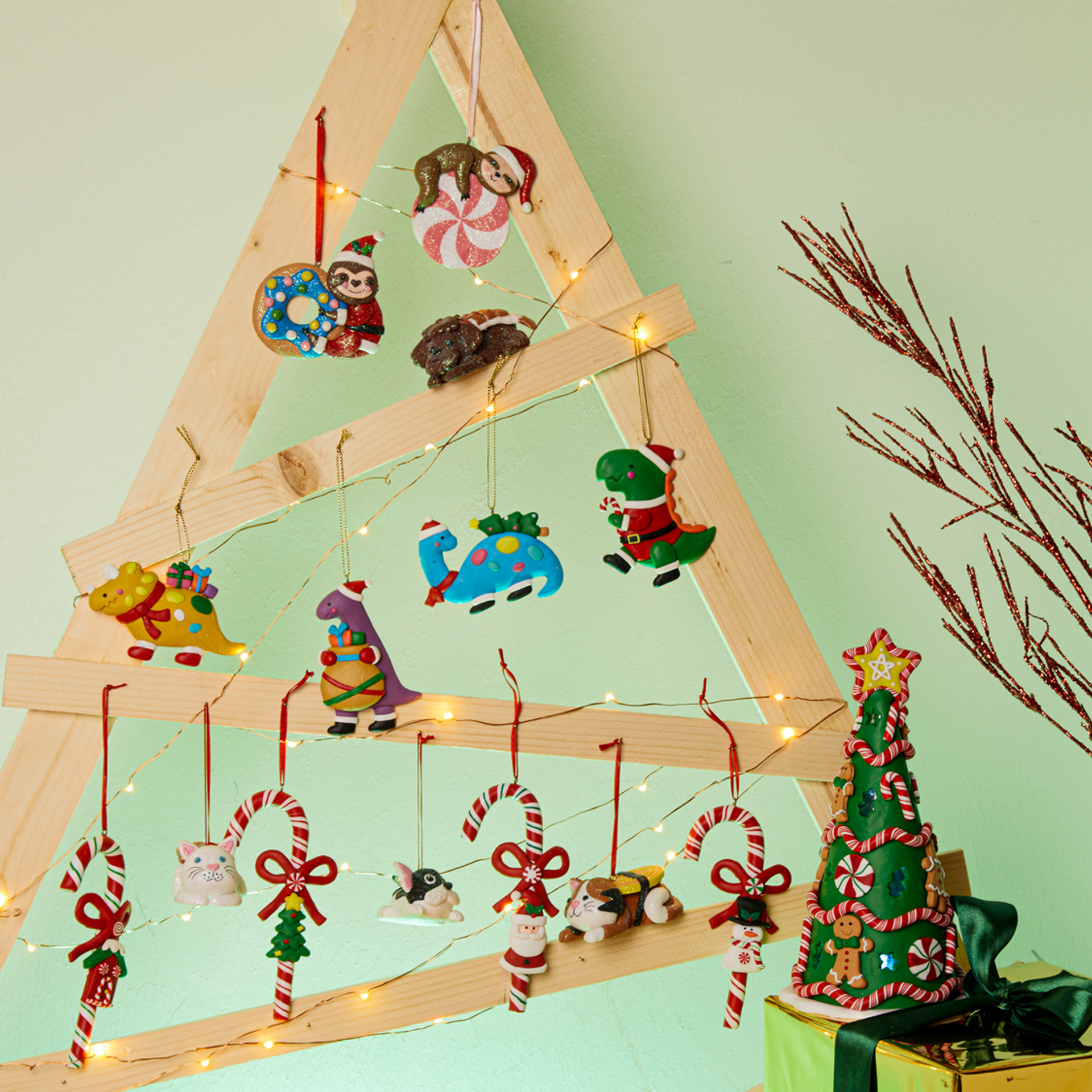 Decorazione Dolcetto Da Appendere - Babbo Natale, , large
