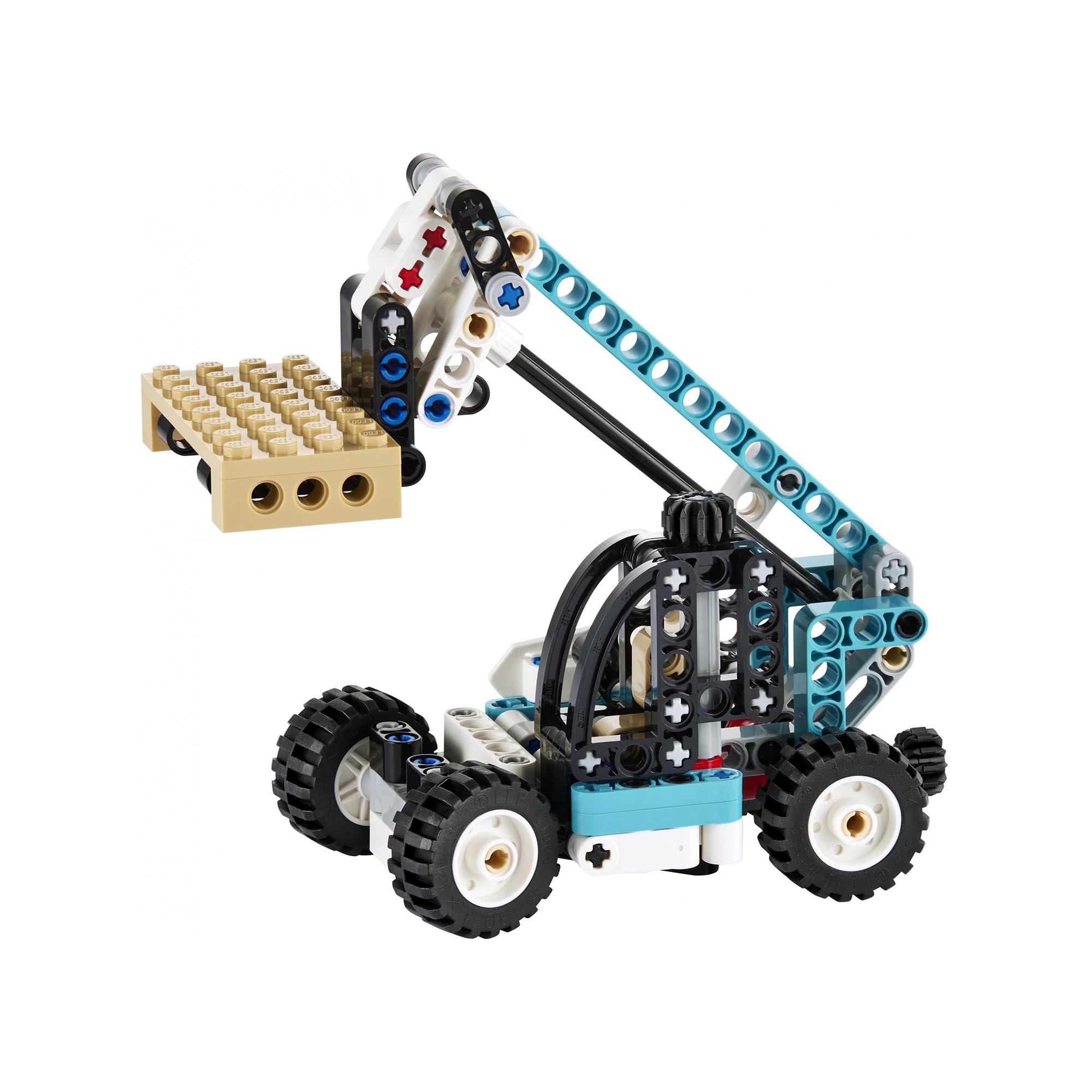 LEGO Technic Sollevatore Telescopico, Set 2in1 Camion Giocattolo e Carrello Elev 42133, , large