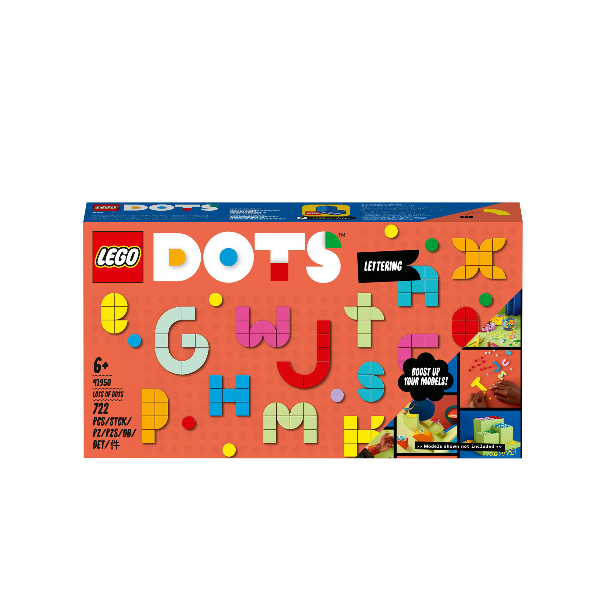 LEGO DOTS MEGA PACK - Lettere e Caratteri, Giochi per Bambini dai 6 Anni in su,  41950, , large