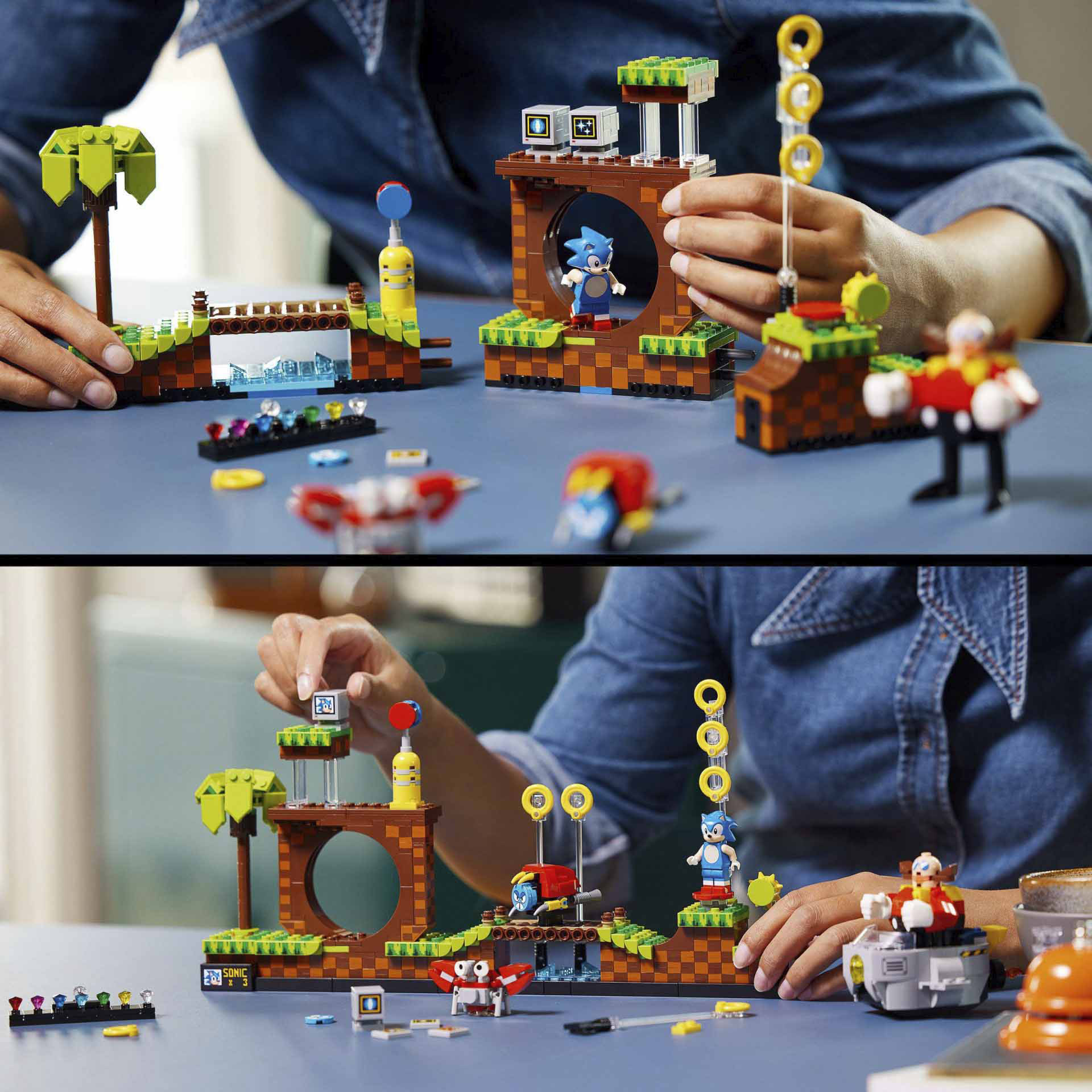 LEGO Ideas Sonic the Hedgehog - Green Hill Zone, Modello da Costruire per Adulti 21331, , large