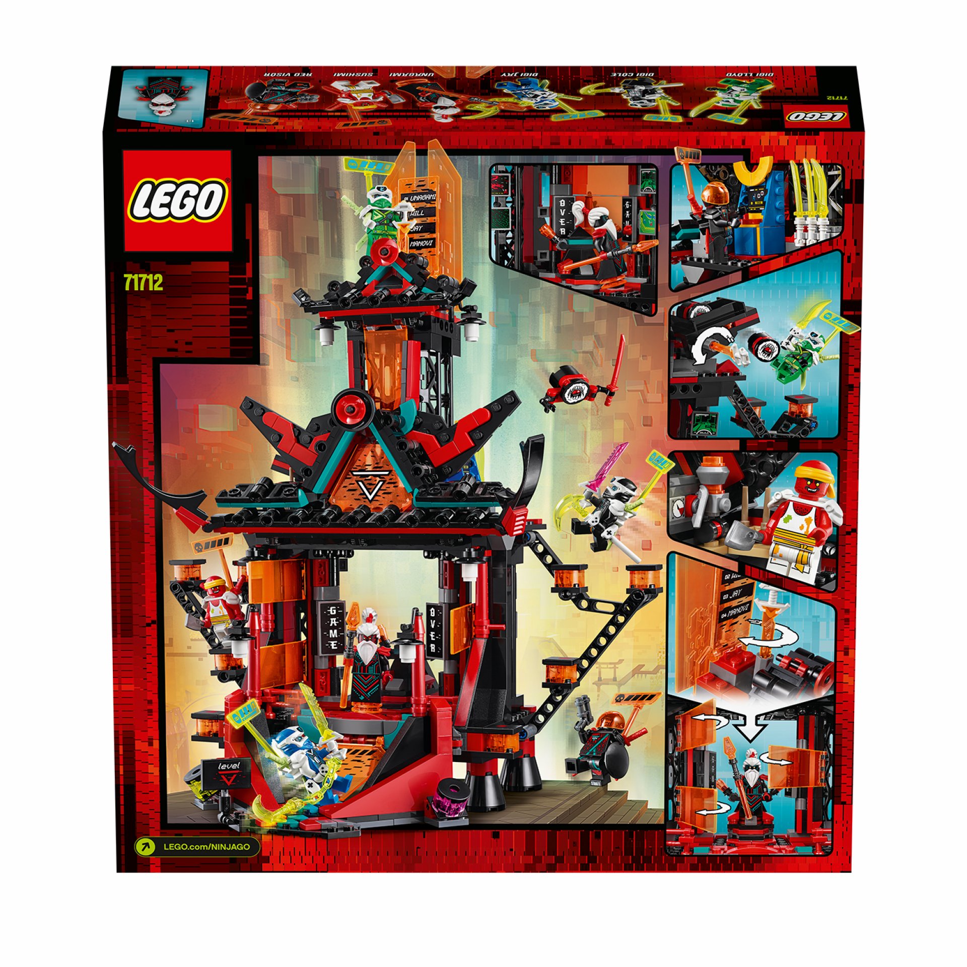 LEGO NINJAGO Il Tempio della Follia Imperiale, Set da Costruzione con 6 Minifigu 71712, , large