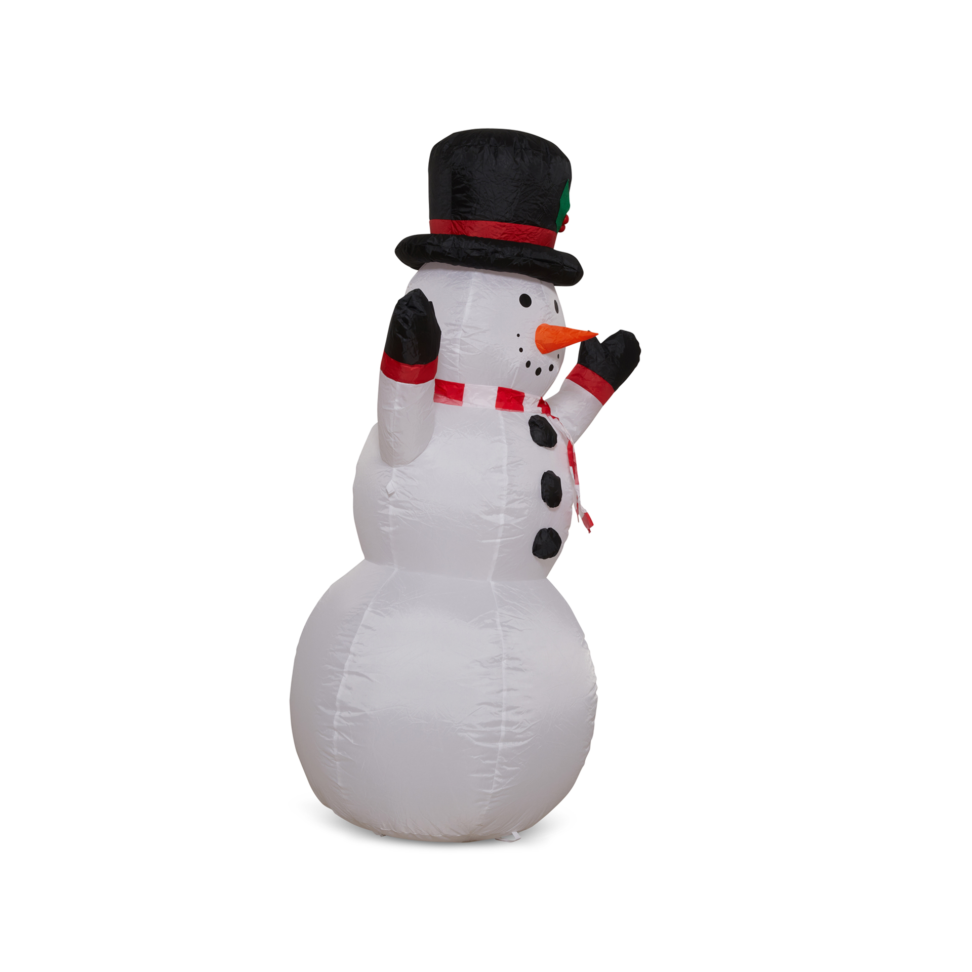 Maxi Gonfiabile Con Luci - Pupazzo Di Neve, H 122 Cm, , large