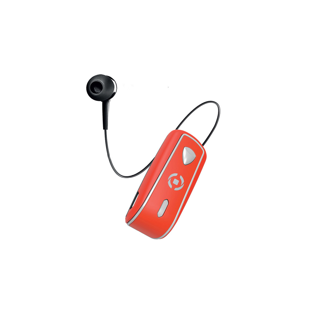 Auricolare Bluetooth con clip e cavo riavvolgibile, , large