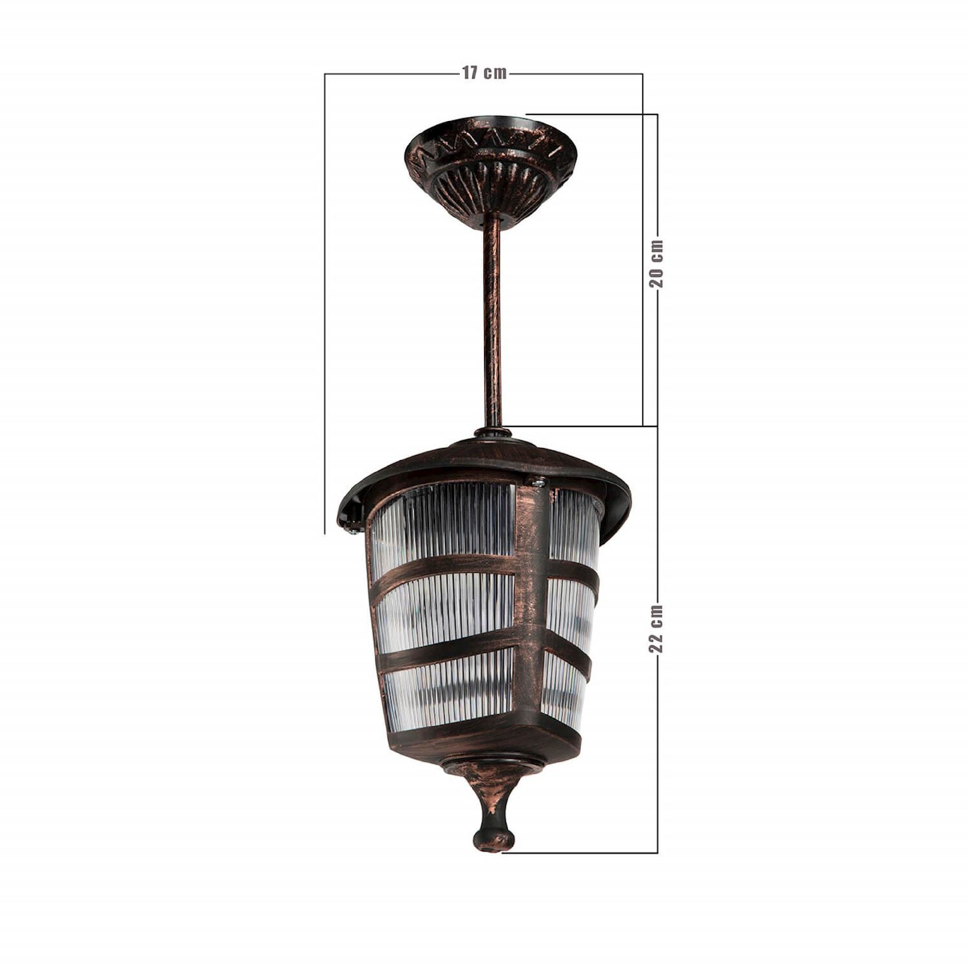 HOMEMANIA Lampada a Sospensione Optic, , large
