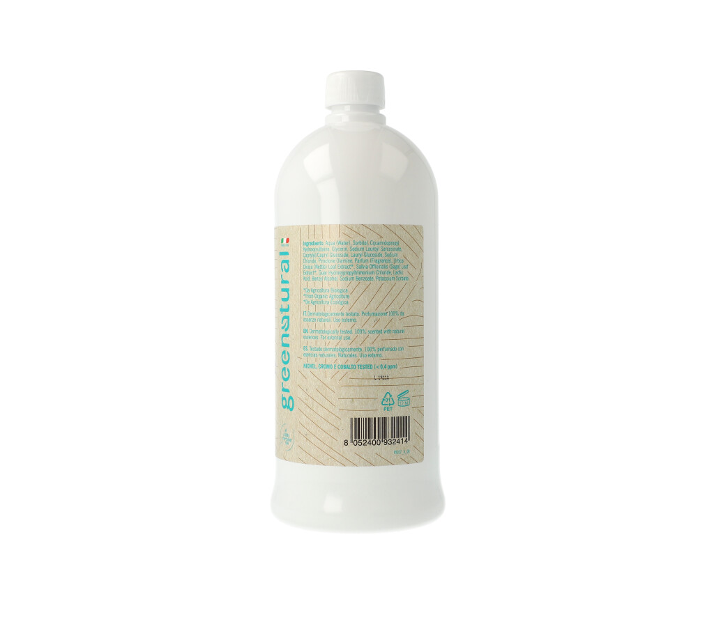 Shampoo Capelli Grassi e con Forfora Salvia&Ortica - 1l, , large